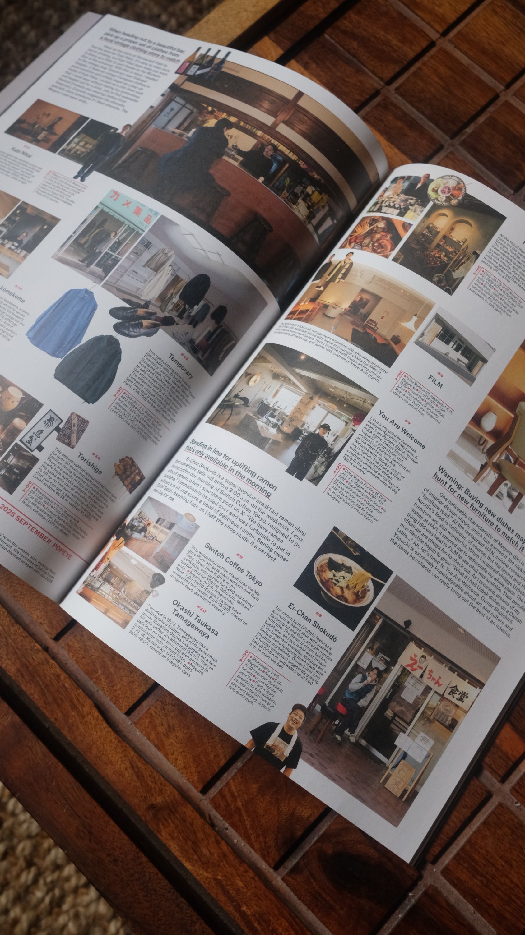 Popeye Magazine issue 937 : Hello Tokyo (English Version)