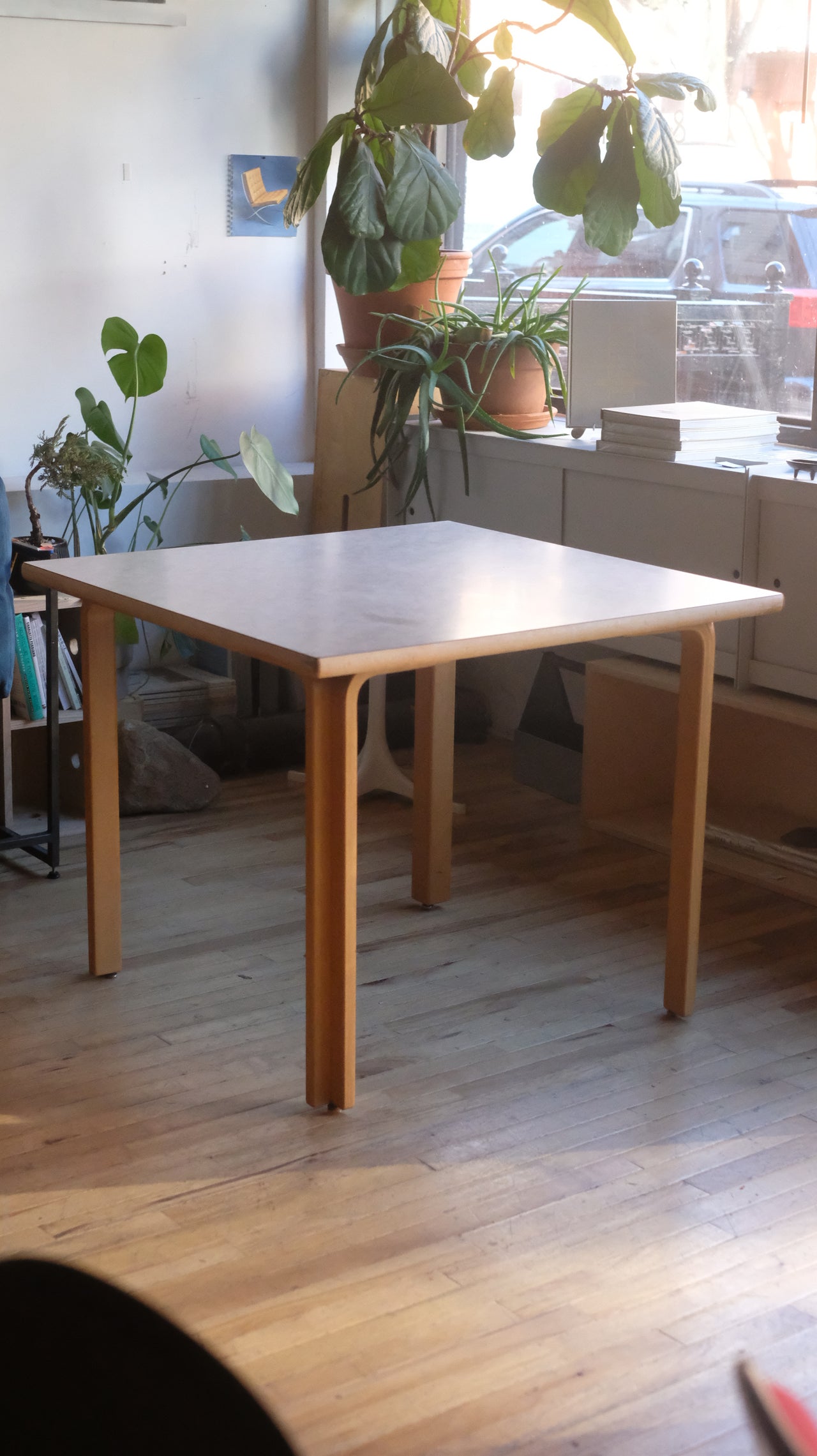 Danish Beechwood Table by Rud Thyegesen and Johnny Sorensen for Magnus Olesen