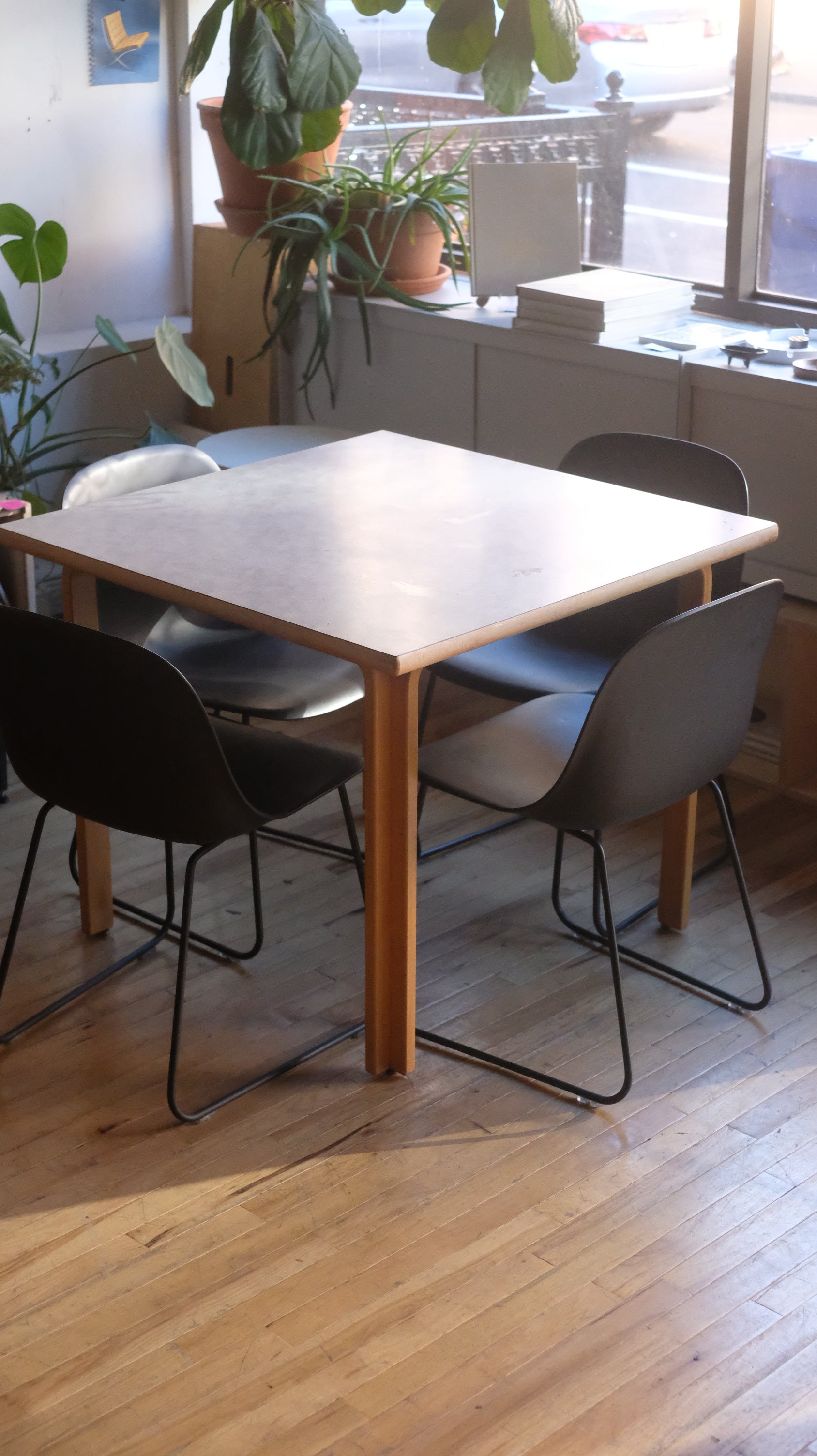 Danish Beechwood Table by Rud Thyegesen and Johnny Sorensen for Magnus Olesen