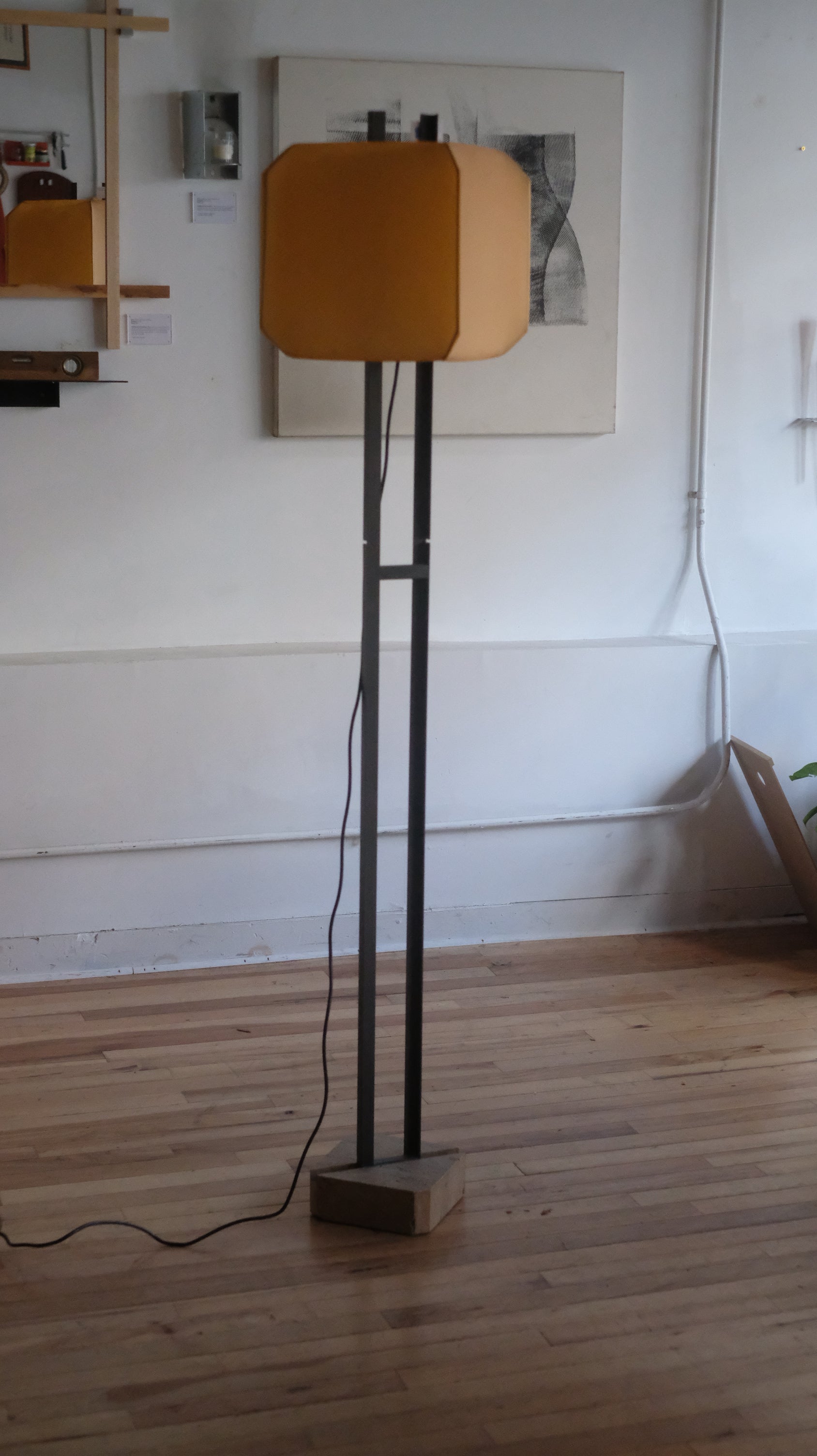 Rare 'Bali' Floor Lamp by Bruno Munari for Danese Milano, Italy c. 1958