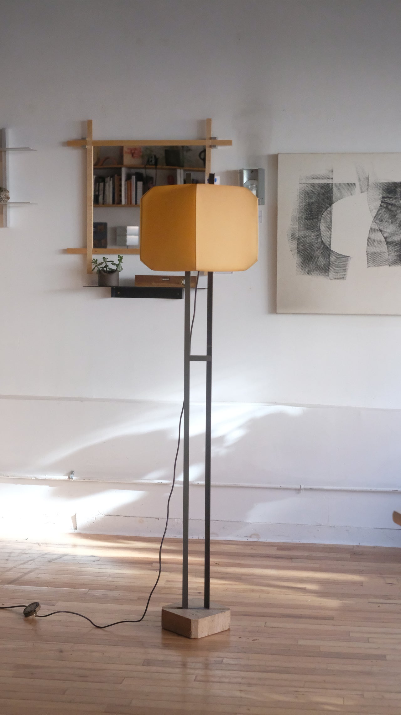 Rare 'Bali' Floor Lamp by Bruno Munari for Danese Milano, Italy c. 1958