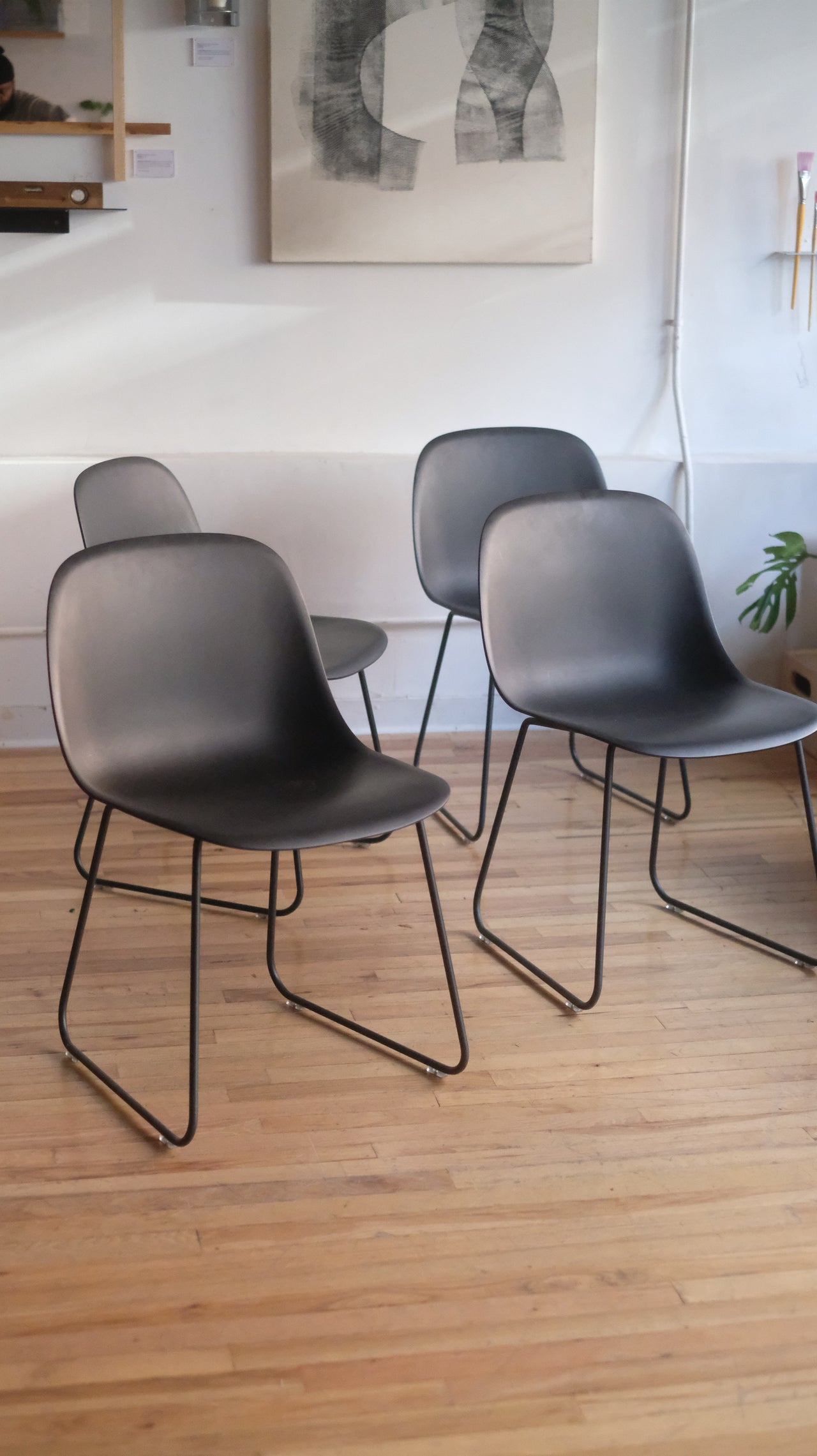 Fiber Side Chairs by Muuto (Set of 4)