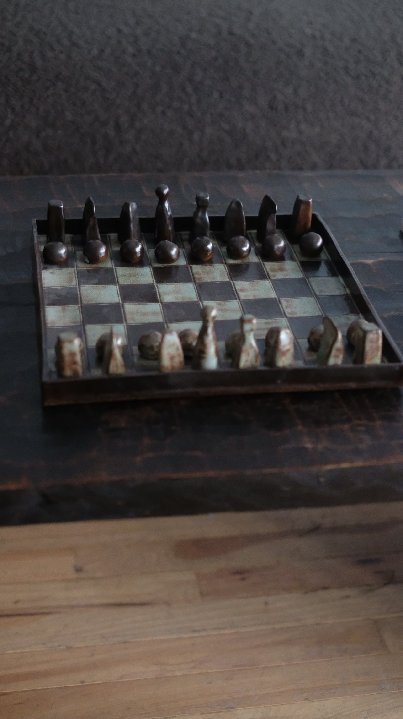 Ceramics Chess Sets by Sam Schmieg