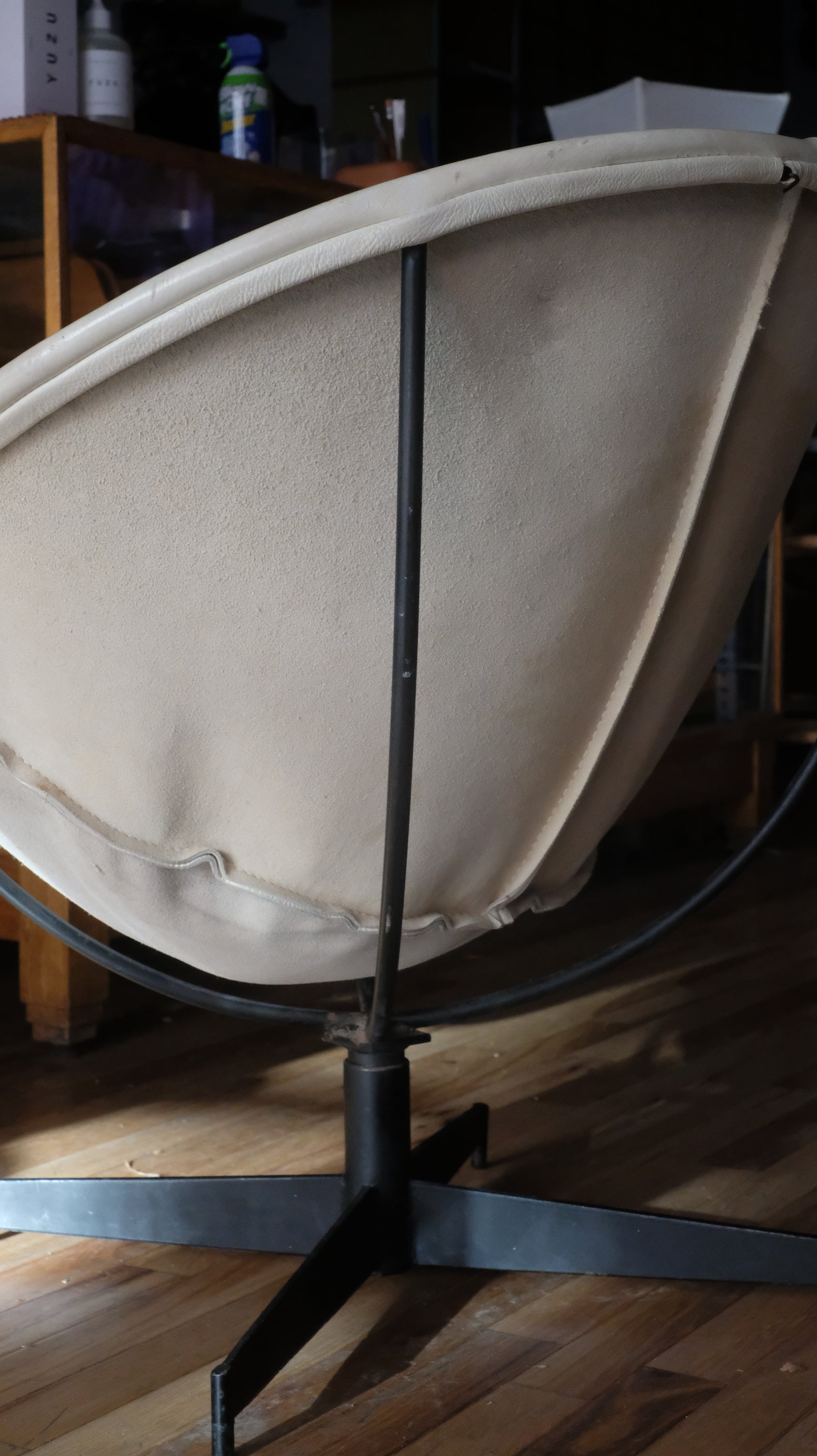 Leather Chair by William Katavolos