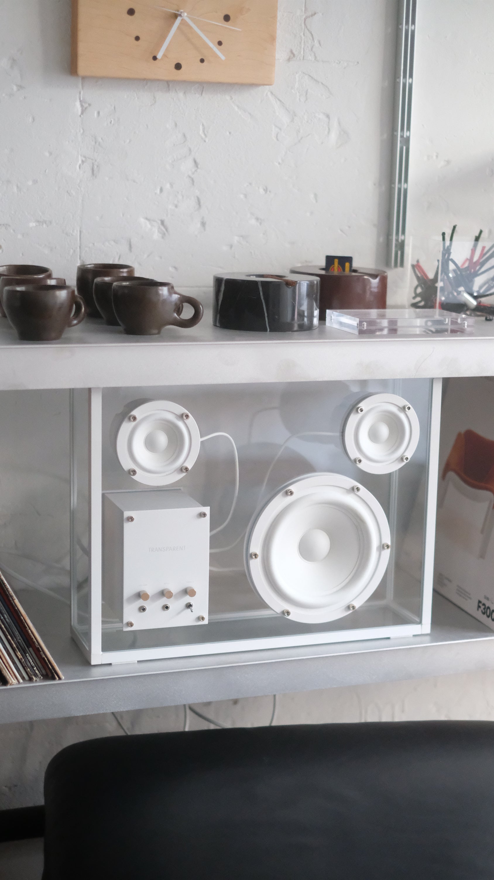Transparent Speaker - Large (White) – lichennyc