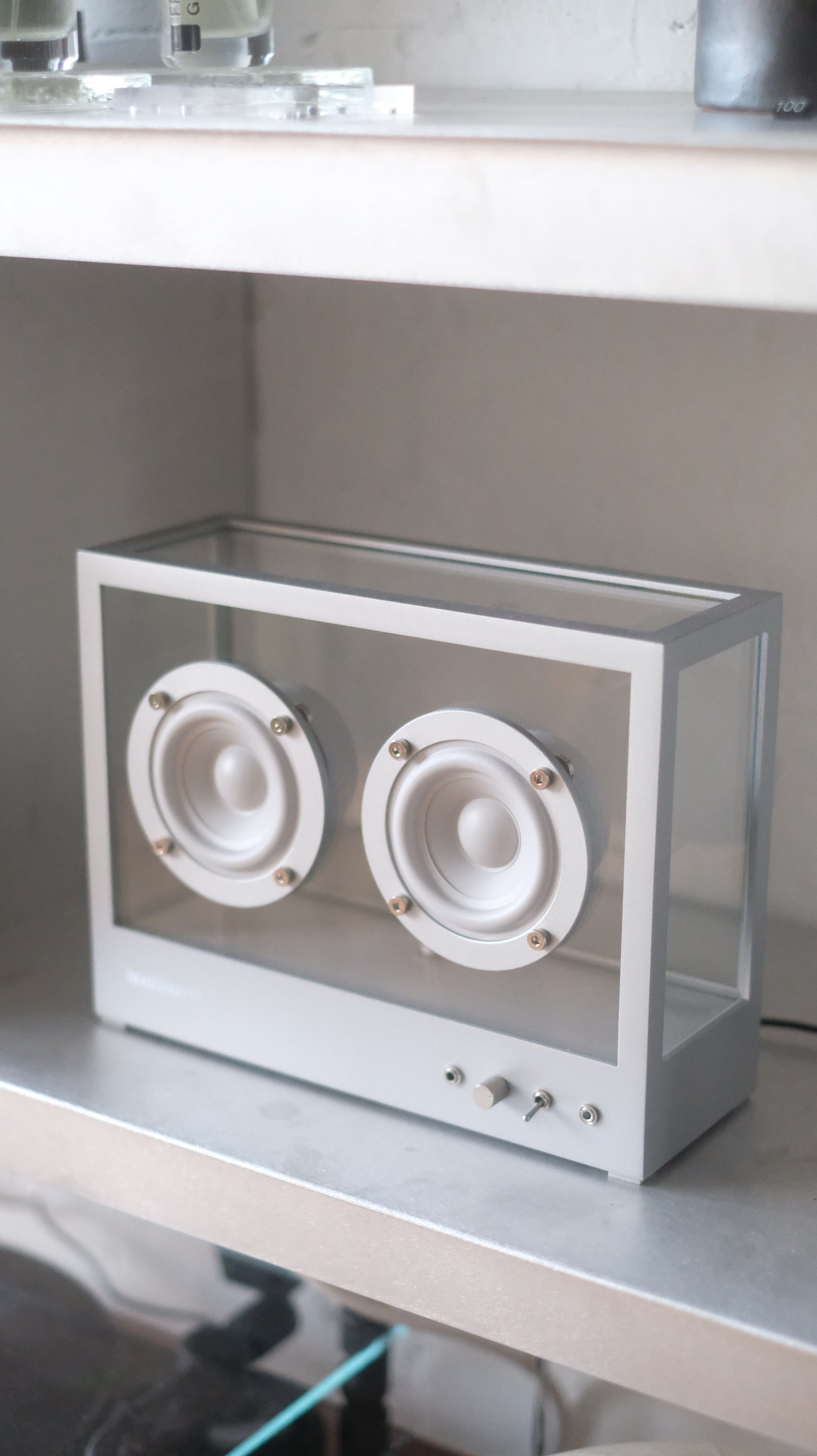 Transparent Speaker - Small - (Multiple Colors) - lichennyc