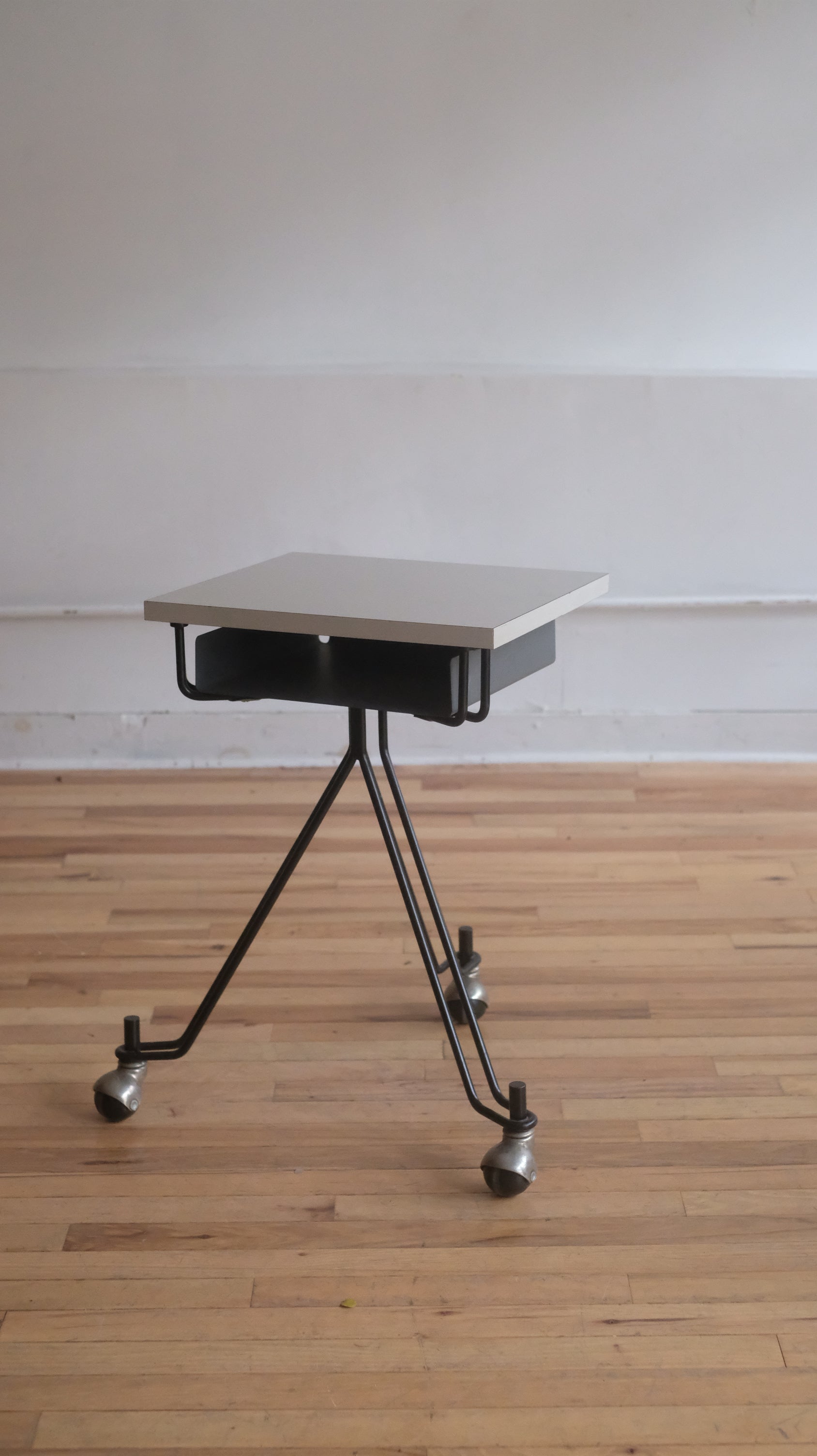 IBM Rolling Side Table by Eliot Noyes