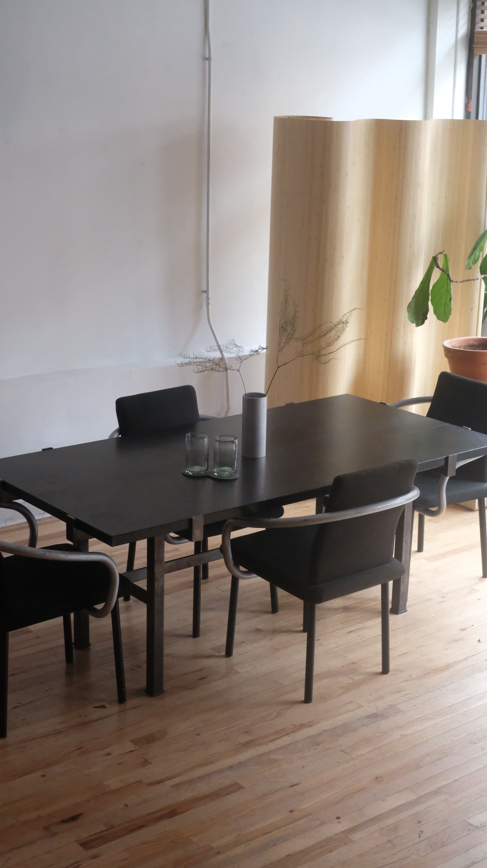 Leather Dining Table