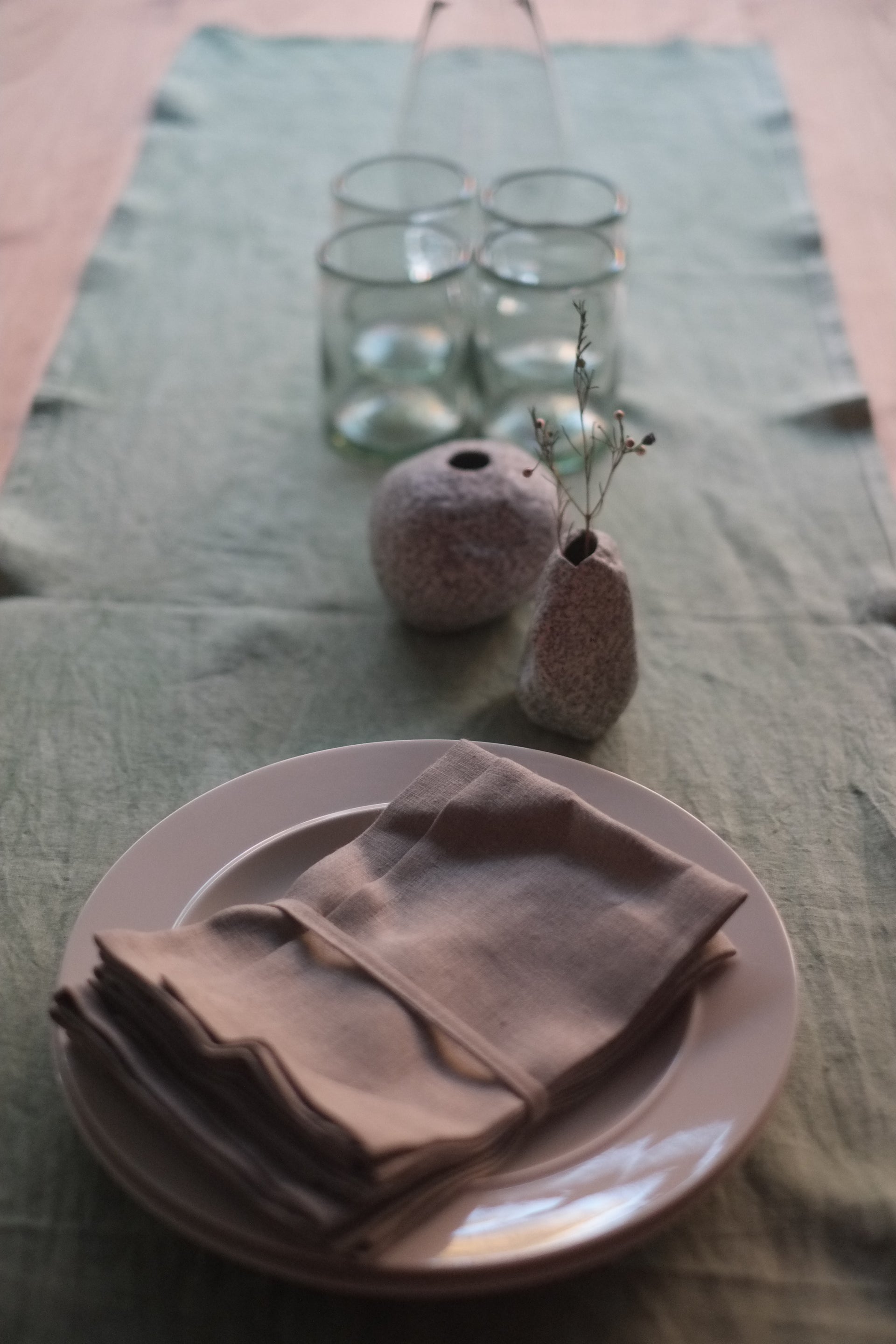 Lichen x Silphium Table Runners