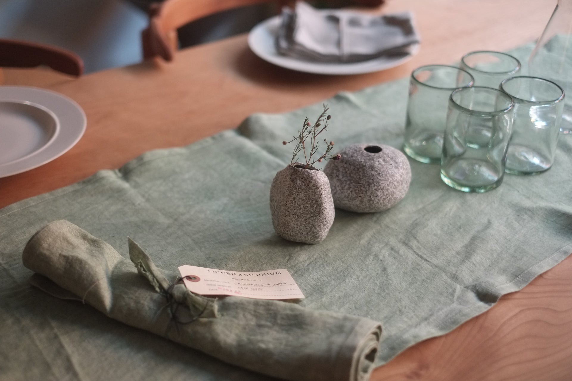 Lichen x Silphium Table Runners