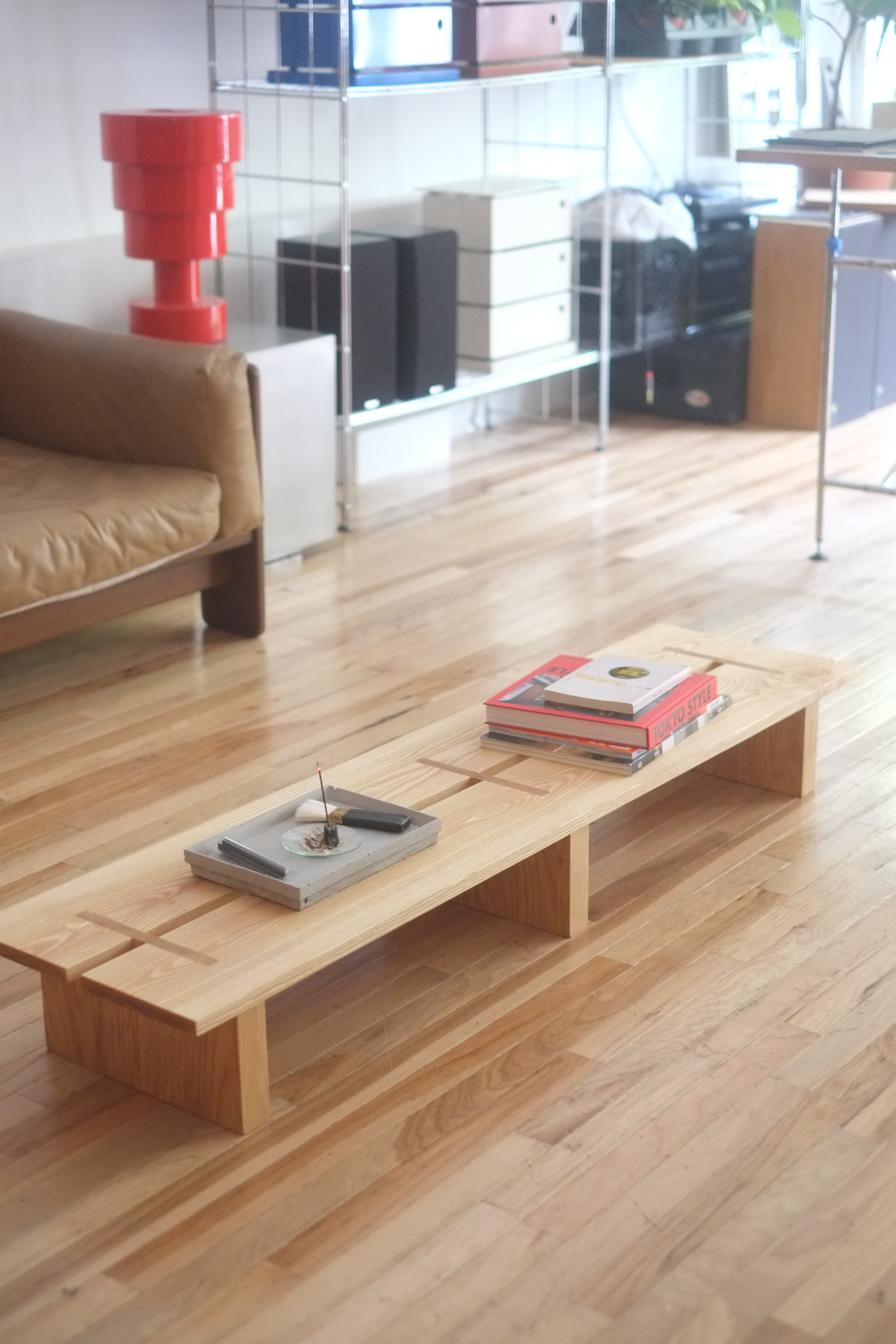 LIFE FURNITURE TH ASH LOW TABLE テーブル（Polished Concrete