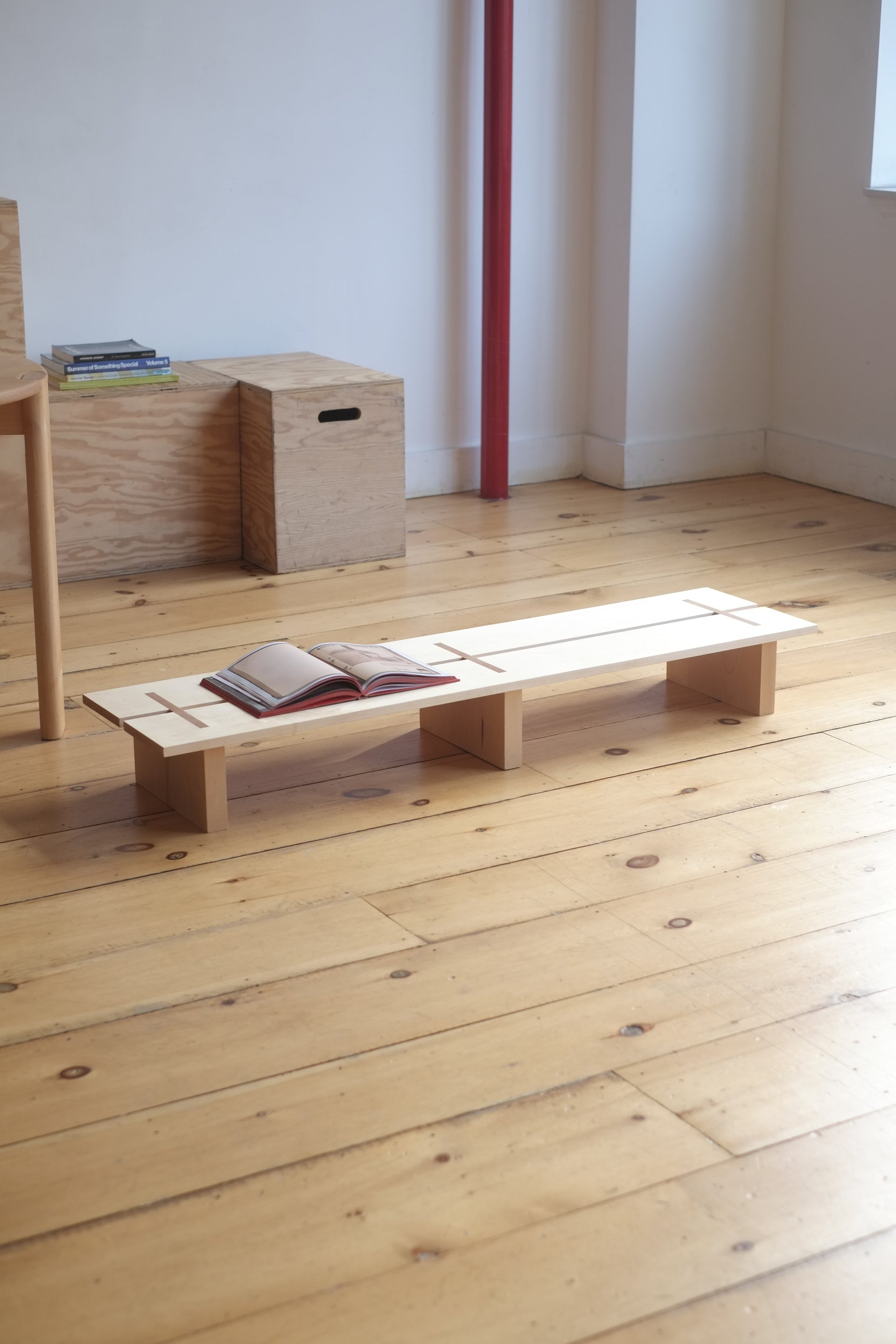 Low Table in Maple by Dylan Ahern
