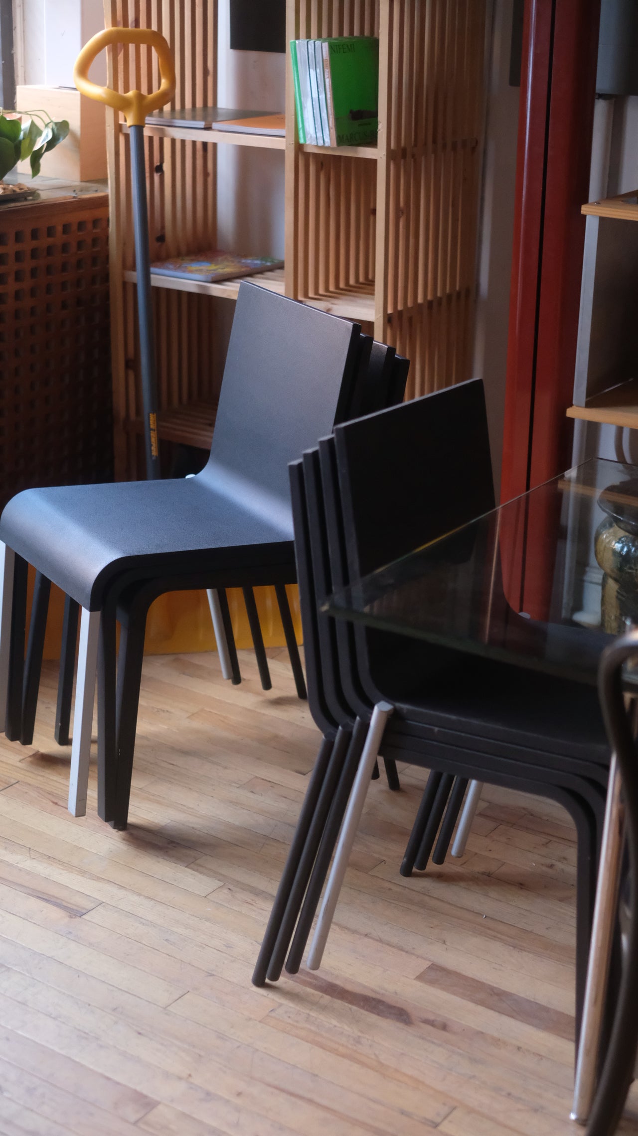 0.3 Stacking chairs by Maarten Van Severen for Vitra