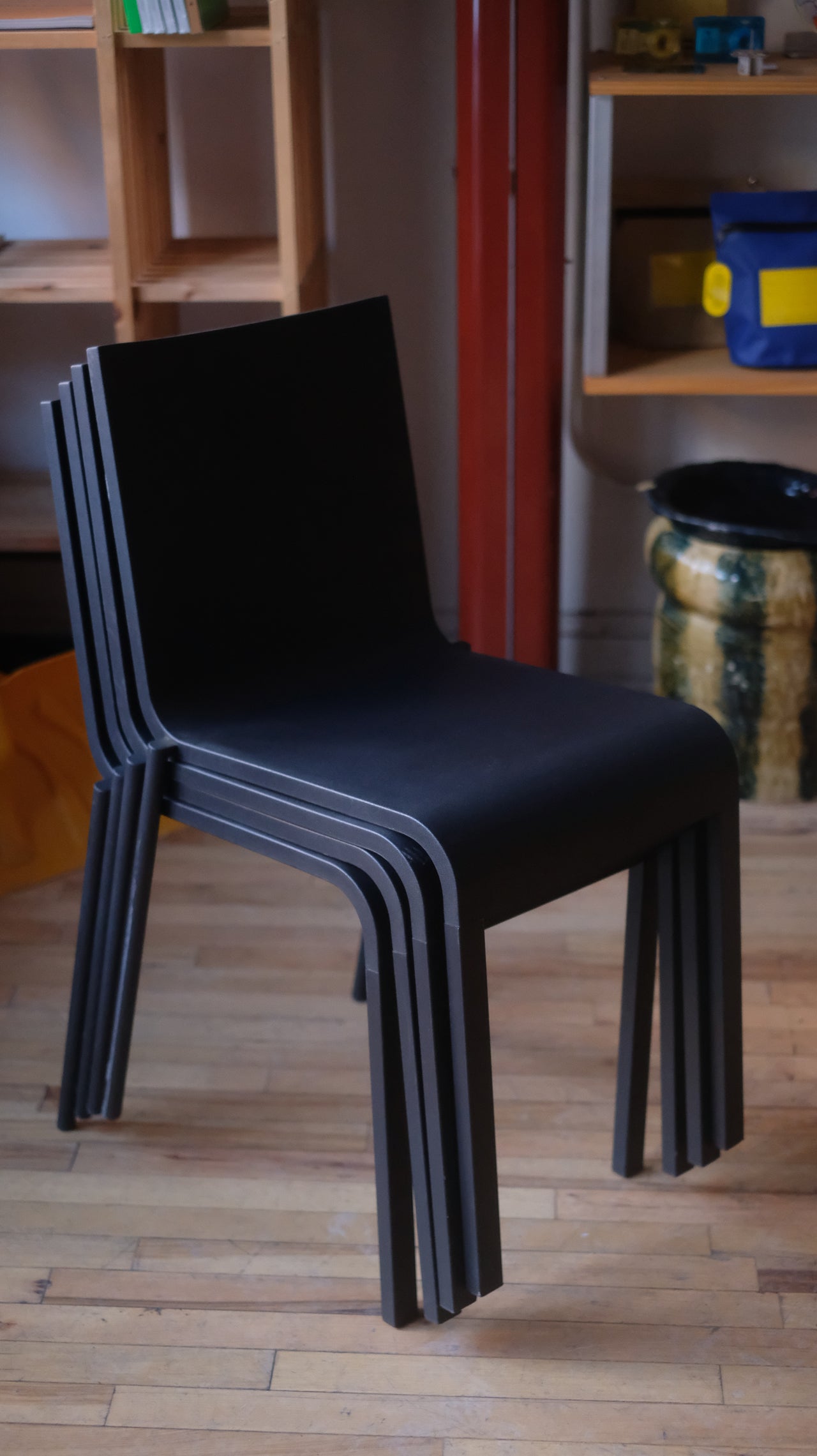 0.3 Stacking chairs by Maarten Van Severen for Vitra