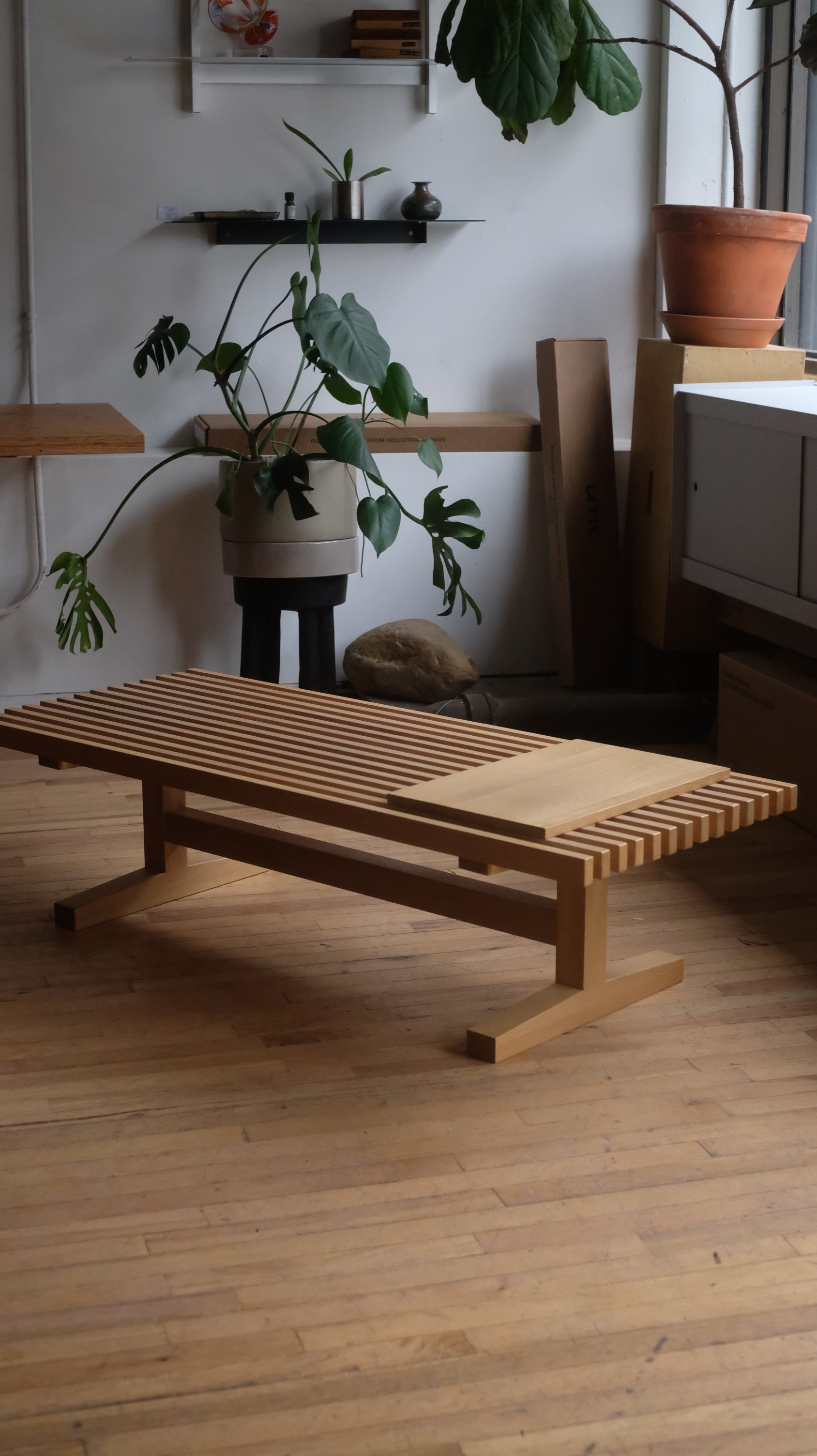 Slatted Wood Coffee Table by EQ3