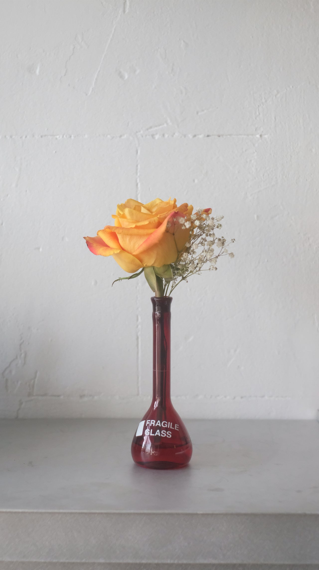Rose Bud Vase by Fragile Glass