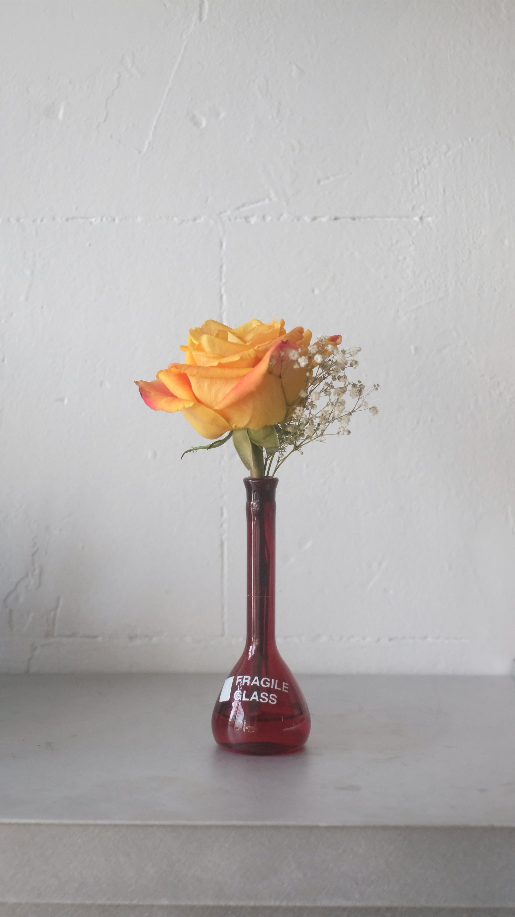 Rose Bud Vase by Fragile Glass
