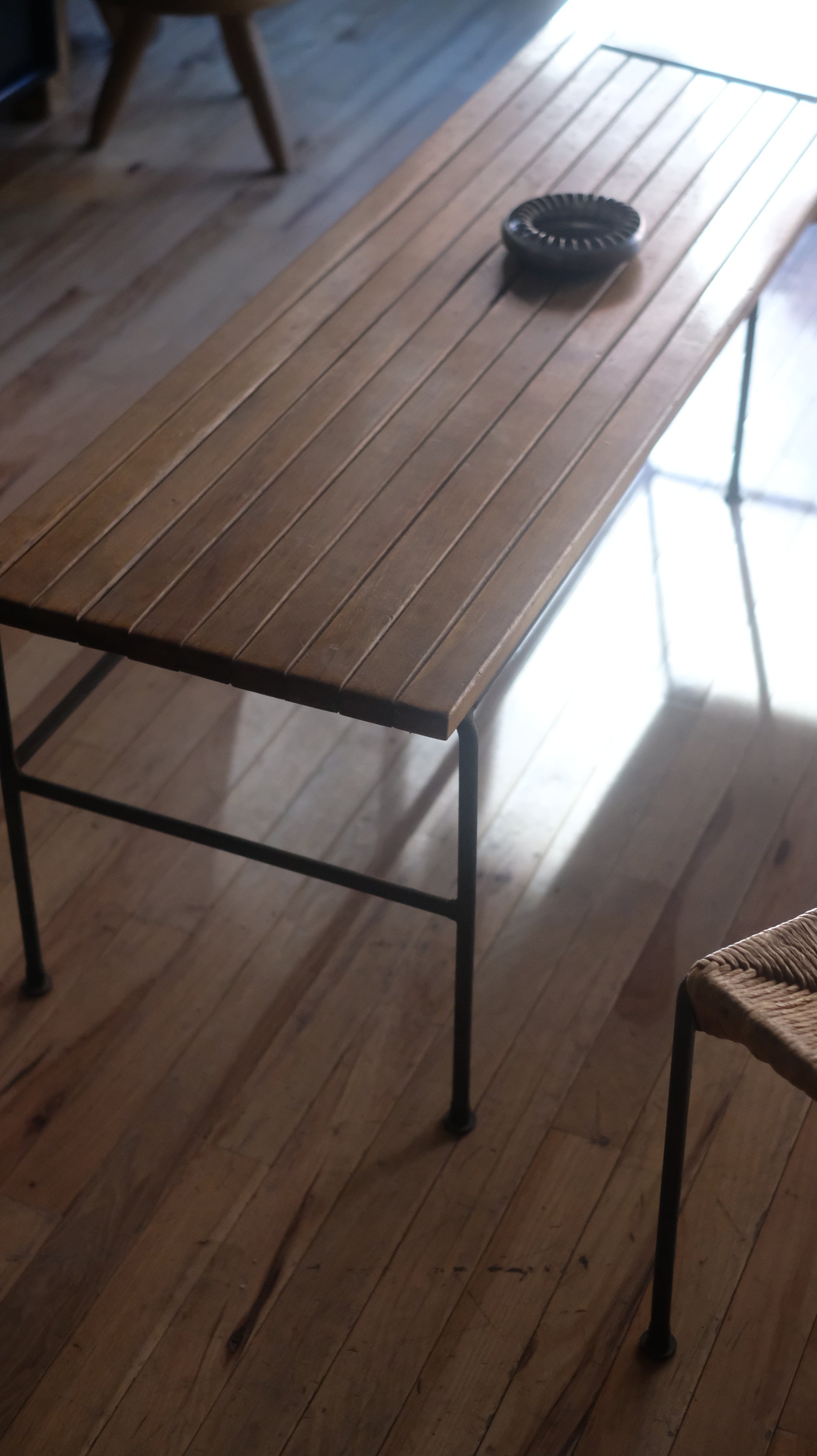 Arthur Umanoff Bench w/ Nesting stools (sold seperately)