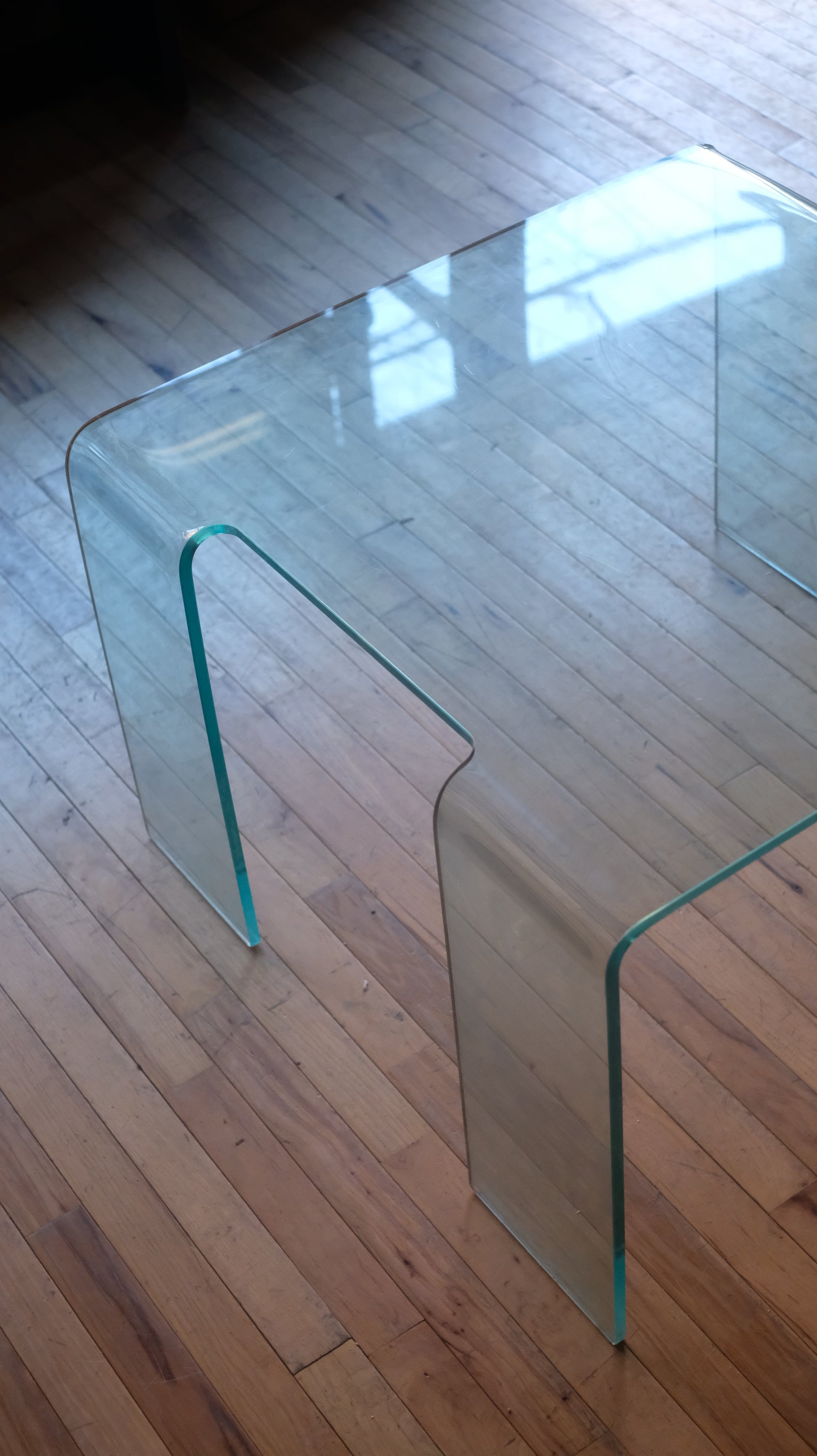 Bent Glass Coffee Table