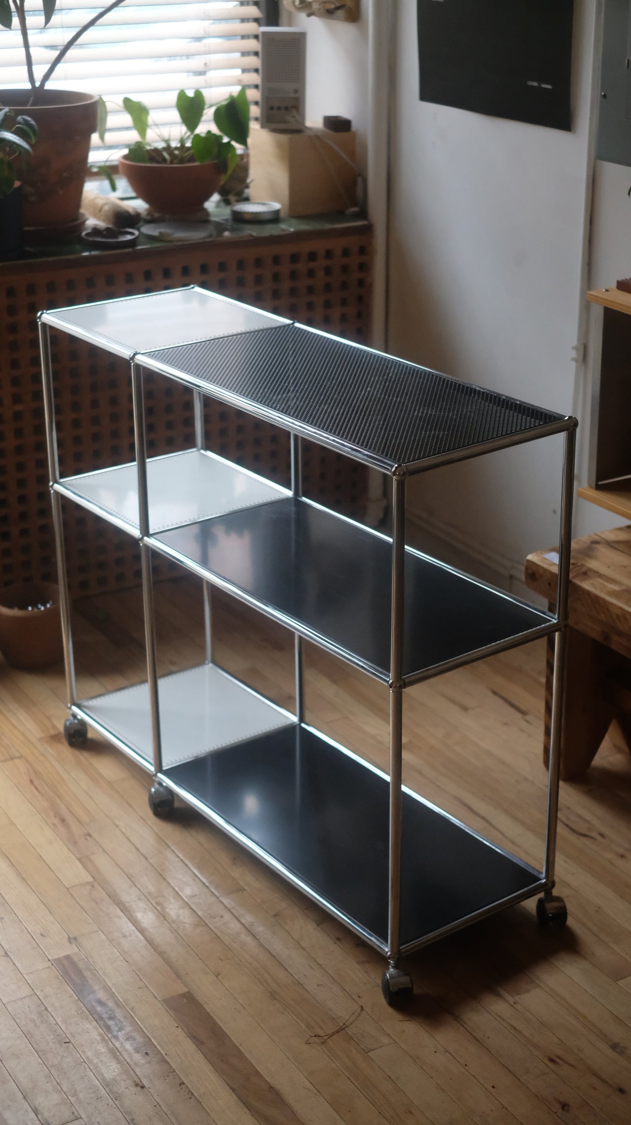 3-Tier Rolling Unit by USM Haller