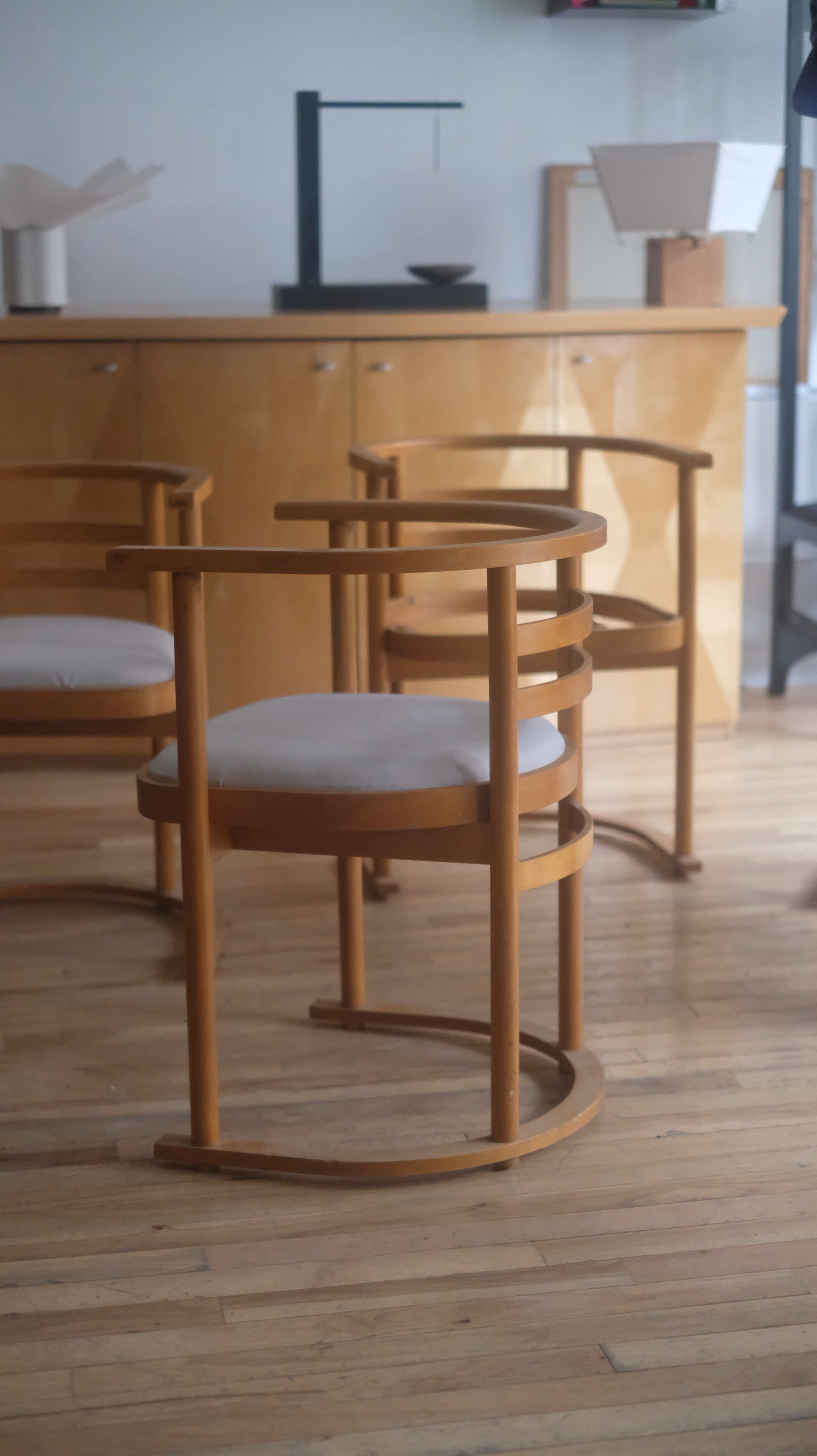 Josef Hoffmann style bentwood armchairs (Set of 4)