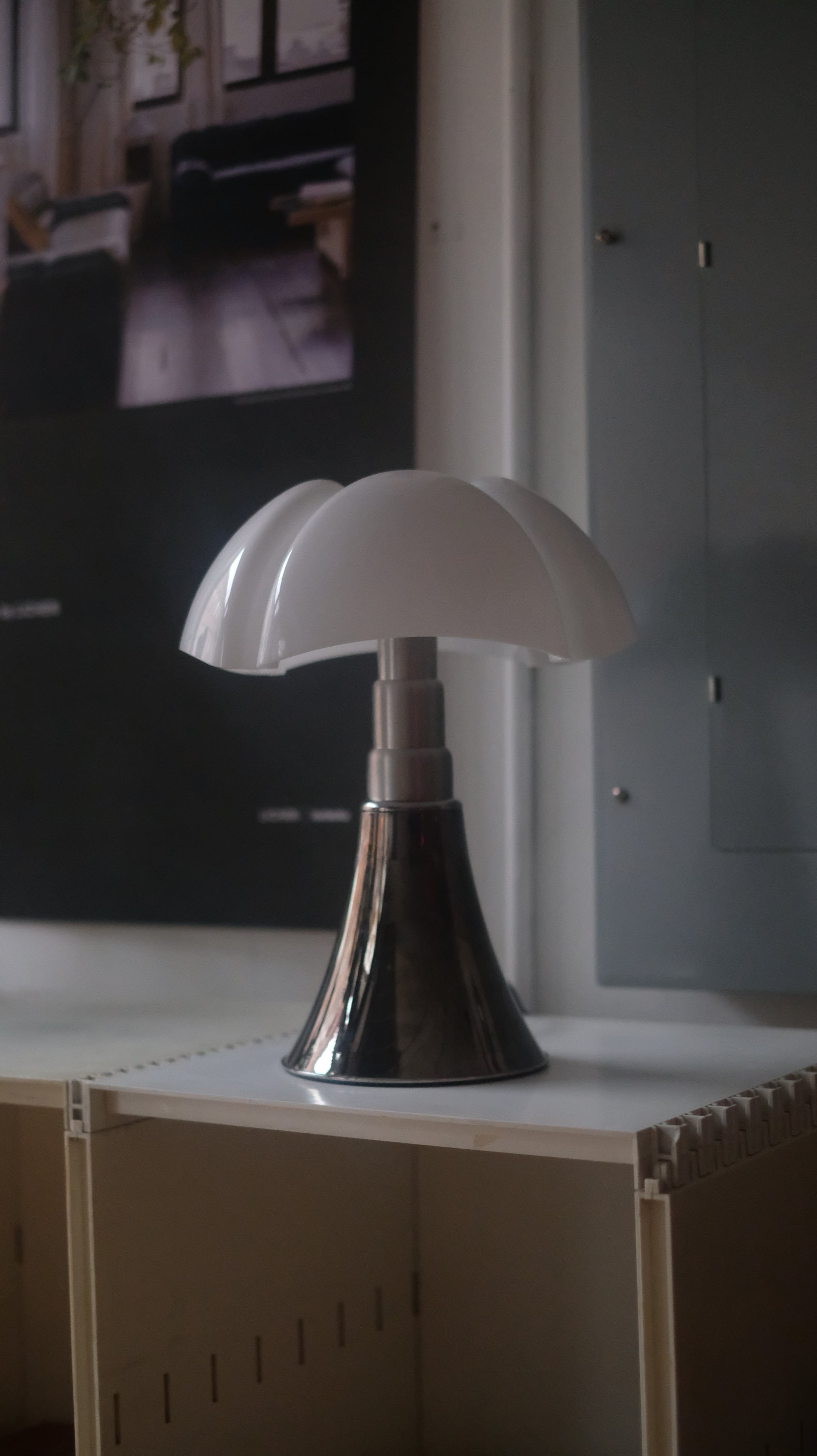 Mini Pipistrello Table Lamp by Gae Aulenti for Martinelli Luce