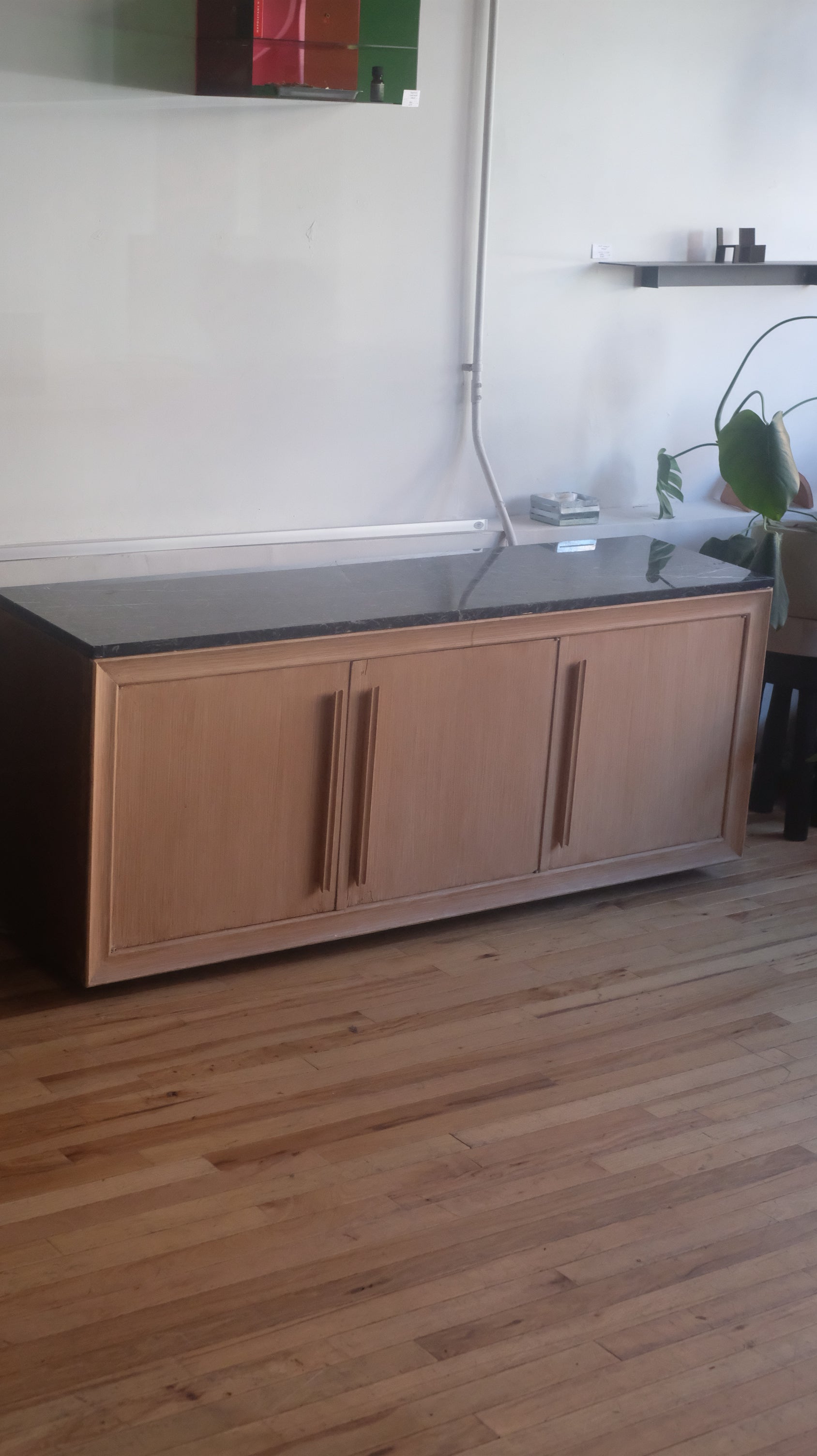 Marble top wood credenzas (Price Per)