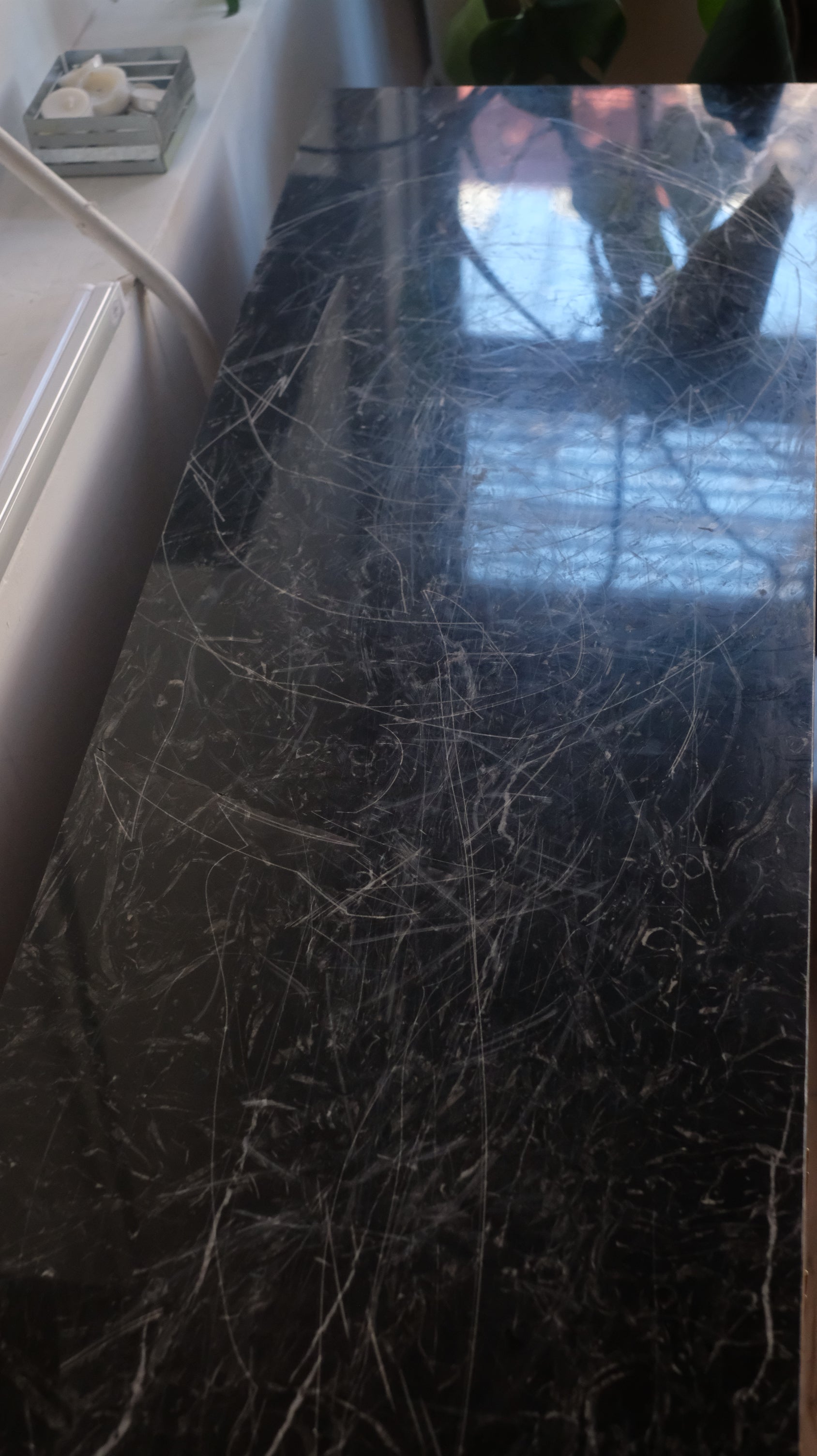 Marble top wood credenzas (Price Per)