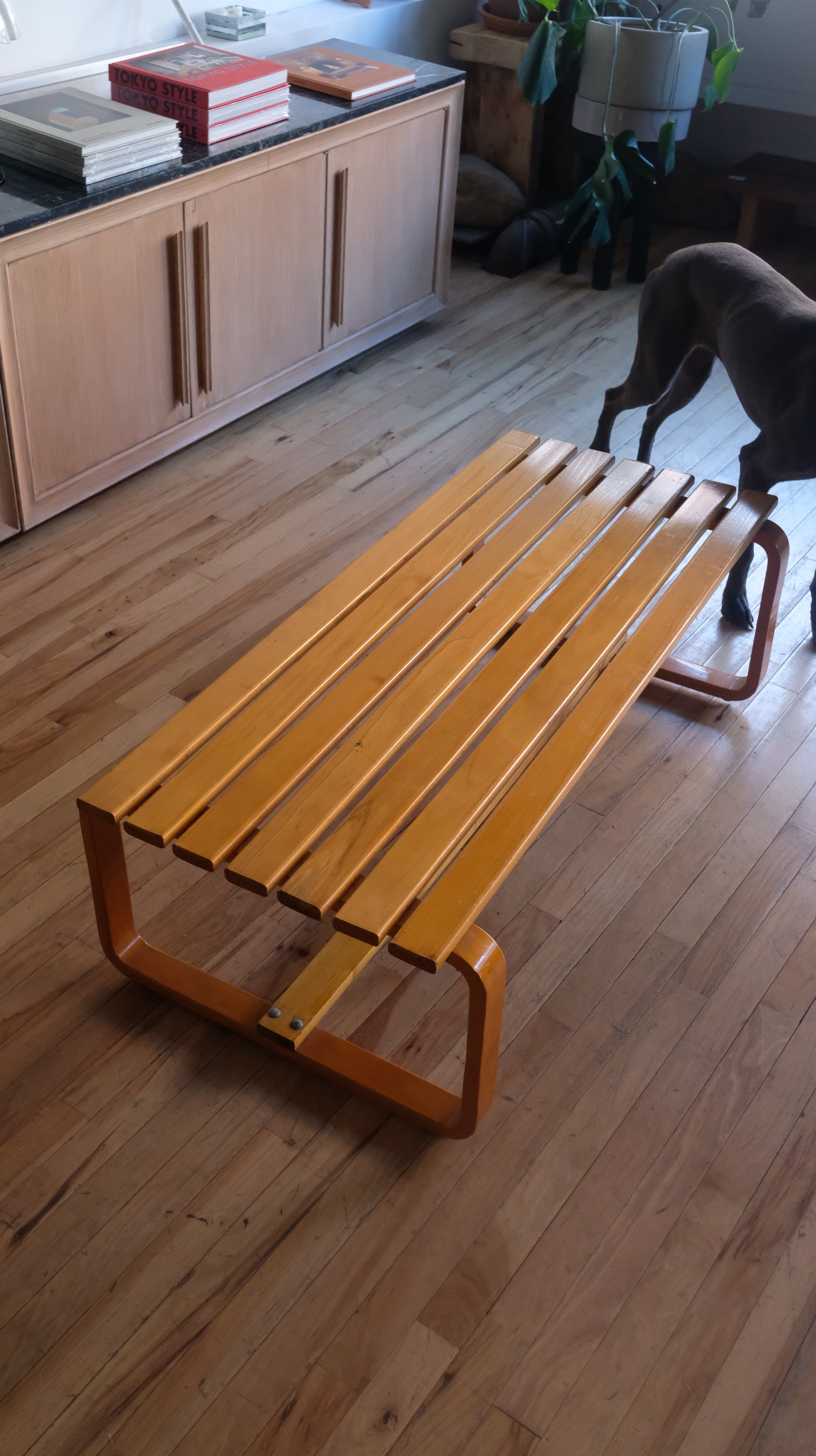 Slatted Coffee Table / Low Bench