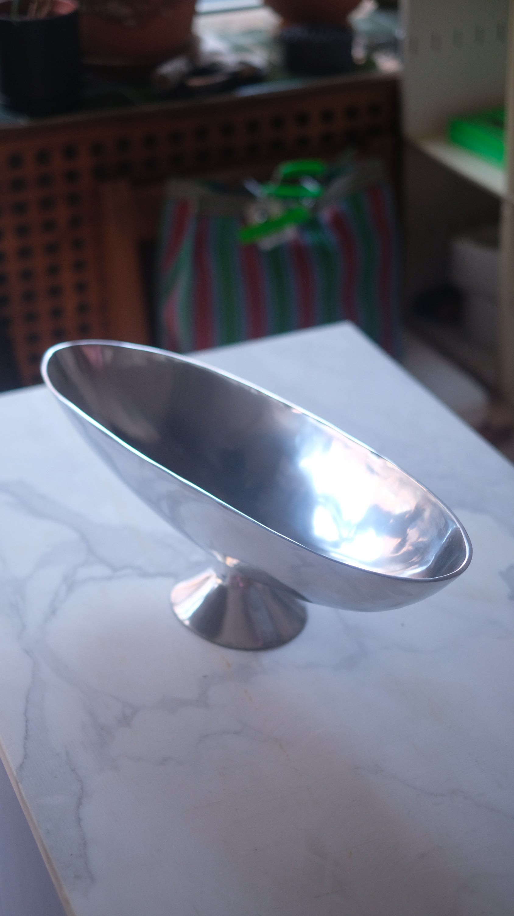 Polished Pedestal Bowl