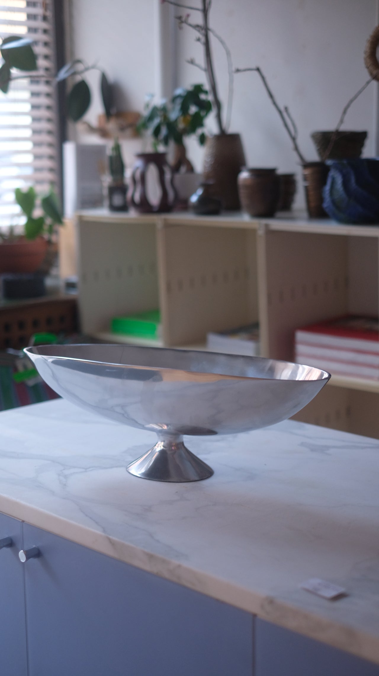 Polished Pedestal Bowl