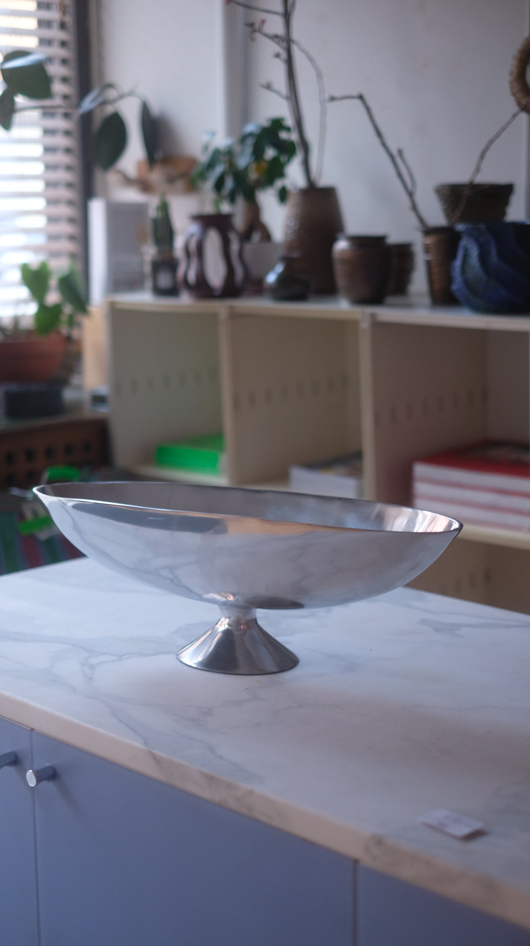 Polished Pedestal Bowl