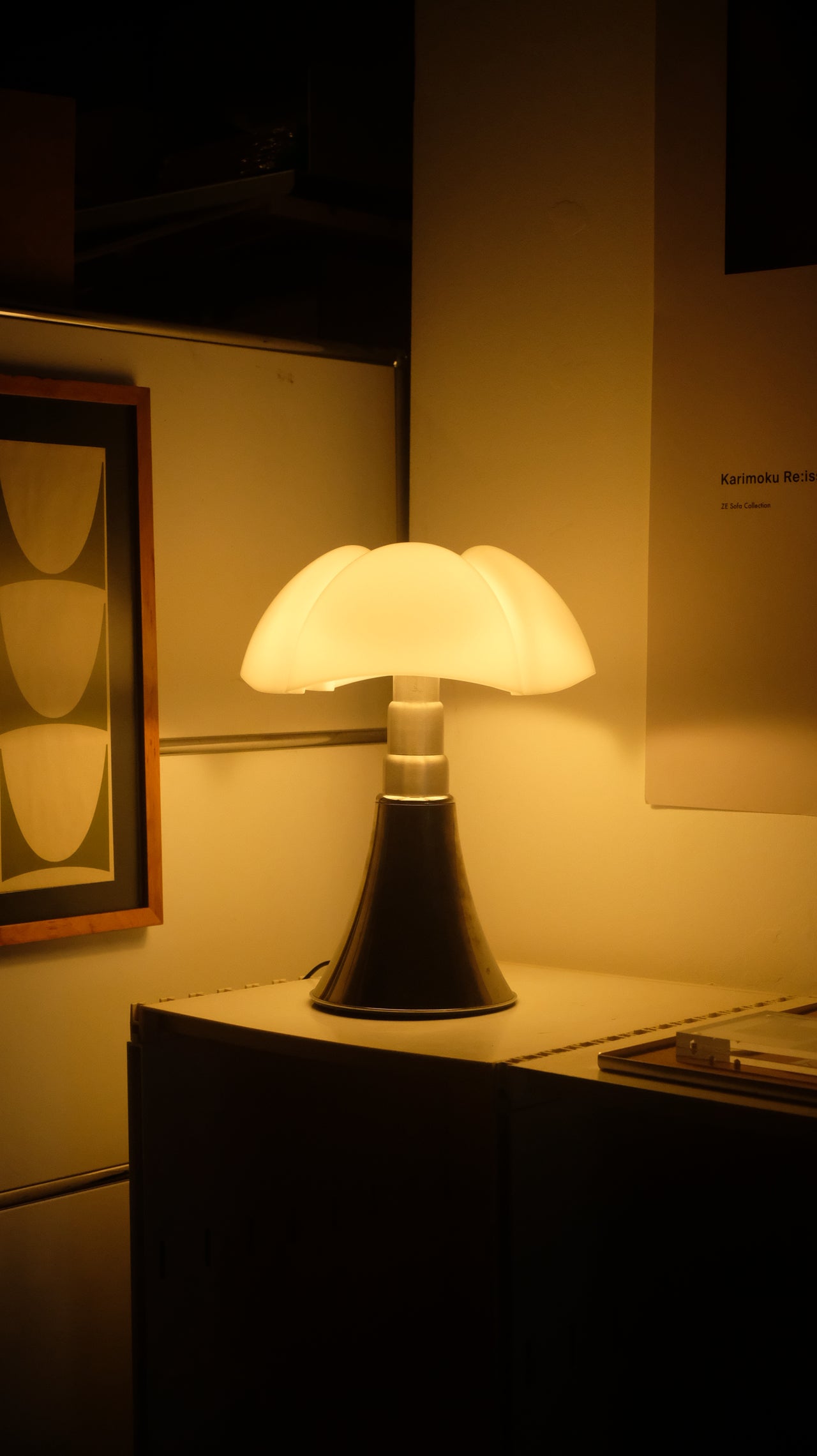 Mini Pipistrello Table Lamp by Gae Aulenti for Martinelli Luce