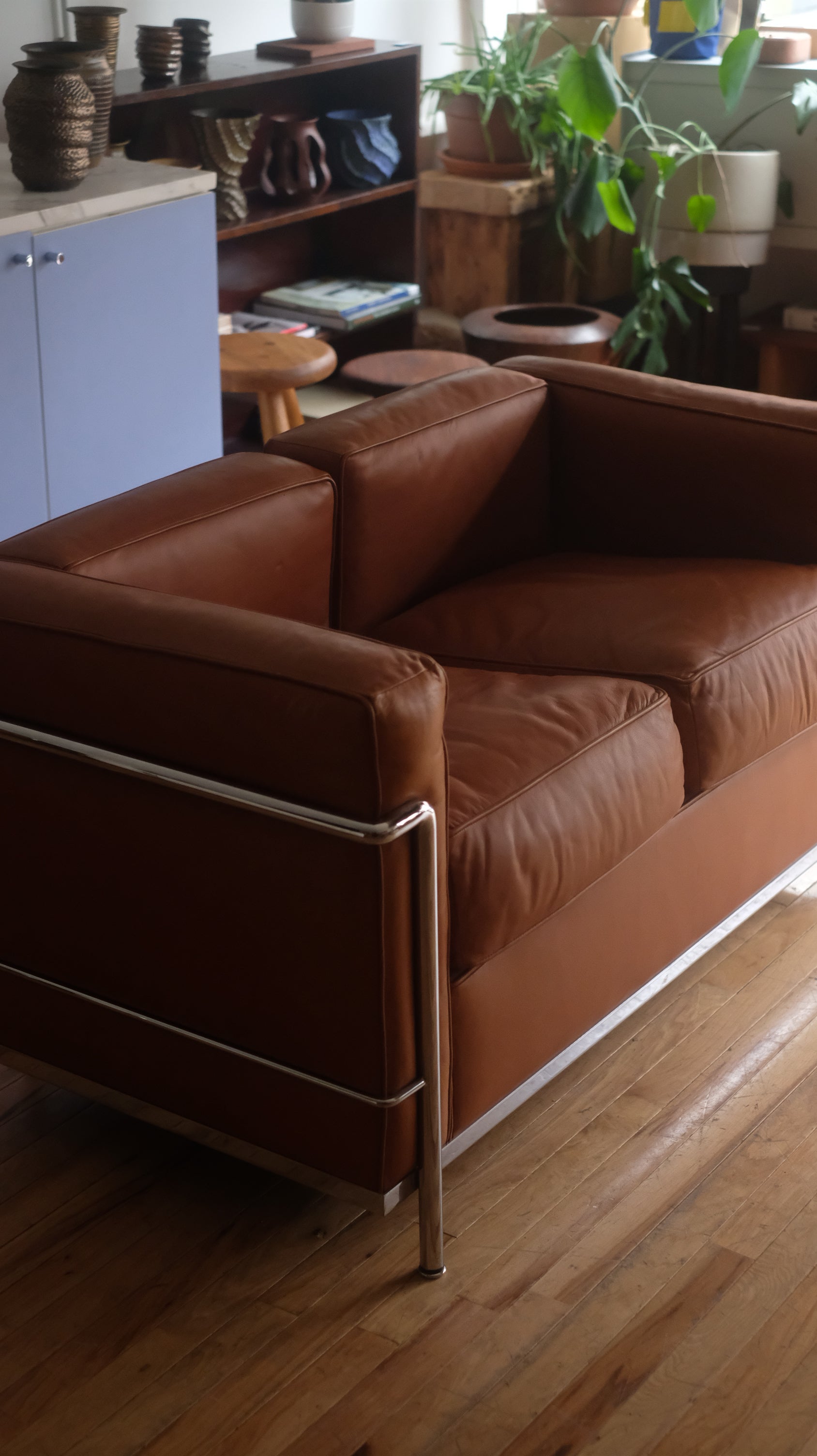 LC2 Cassina 2 Seater (Tan Leather)