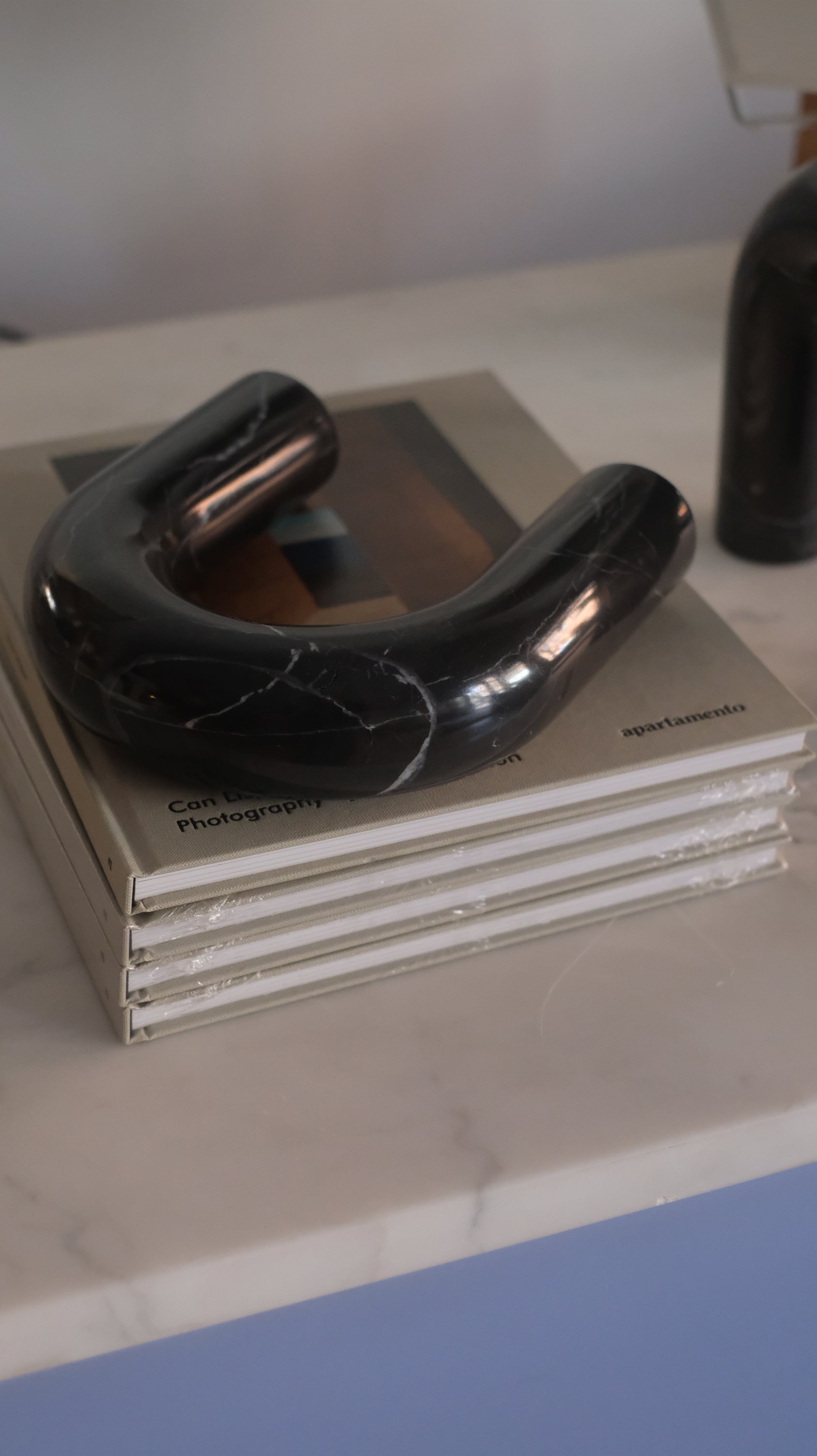 Black Marble Bookend Arches by Apapacho (Price Per)
