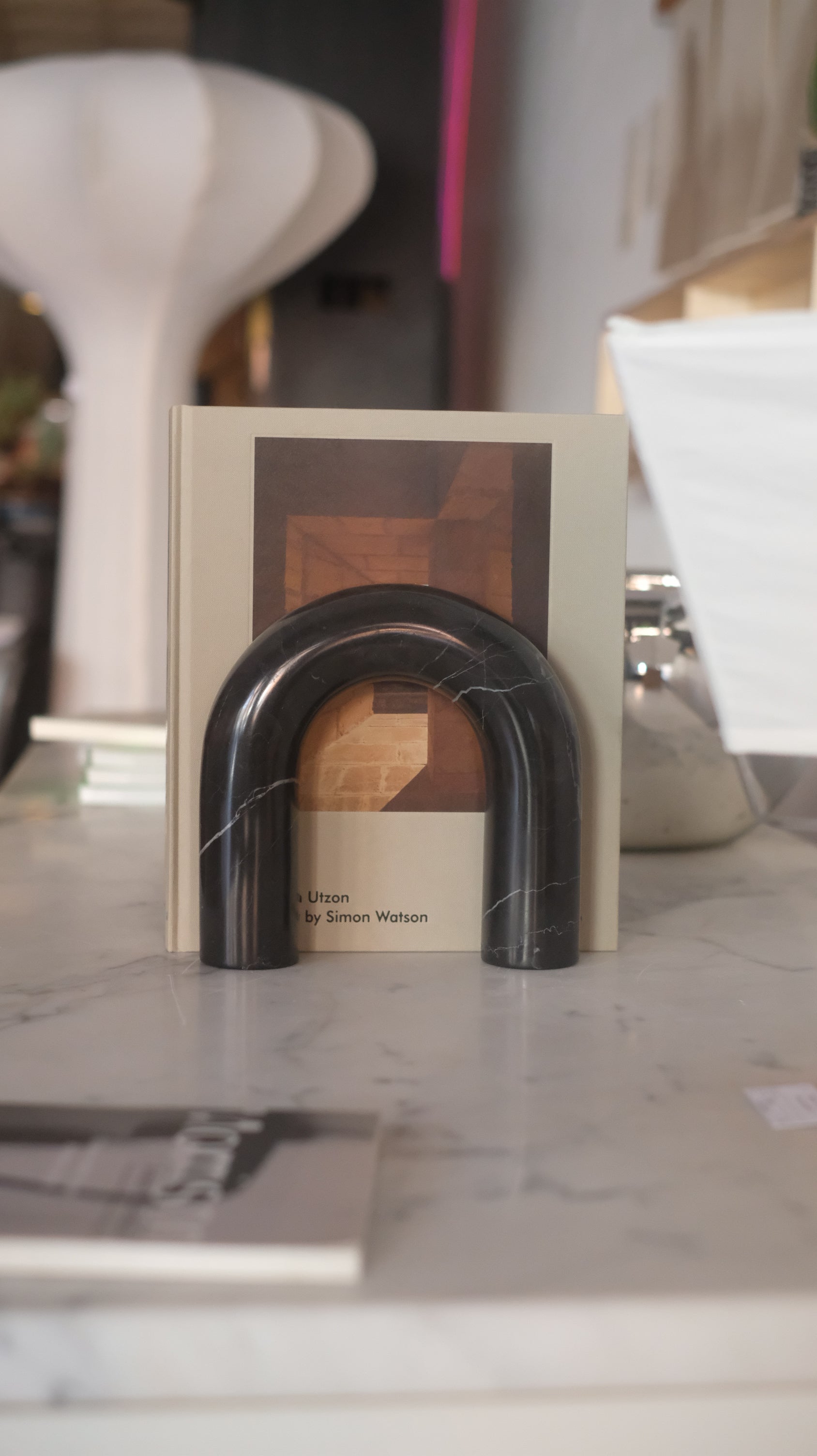 Black Marble Bookend Arches by Apapacho (Price Per)