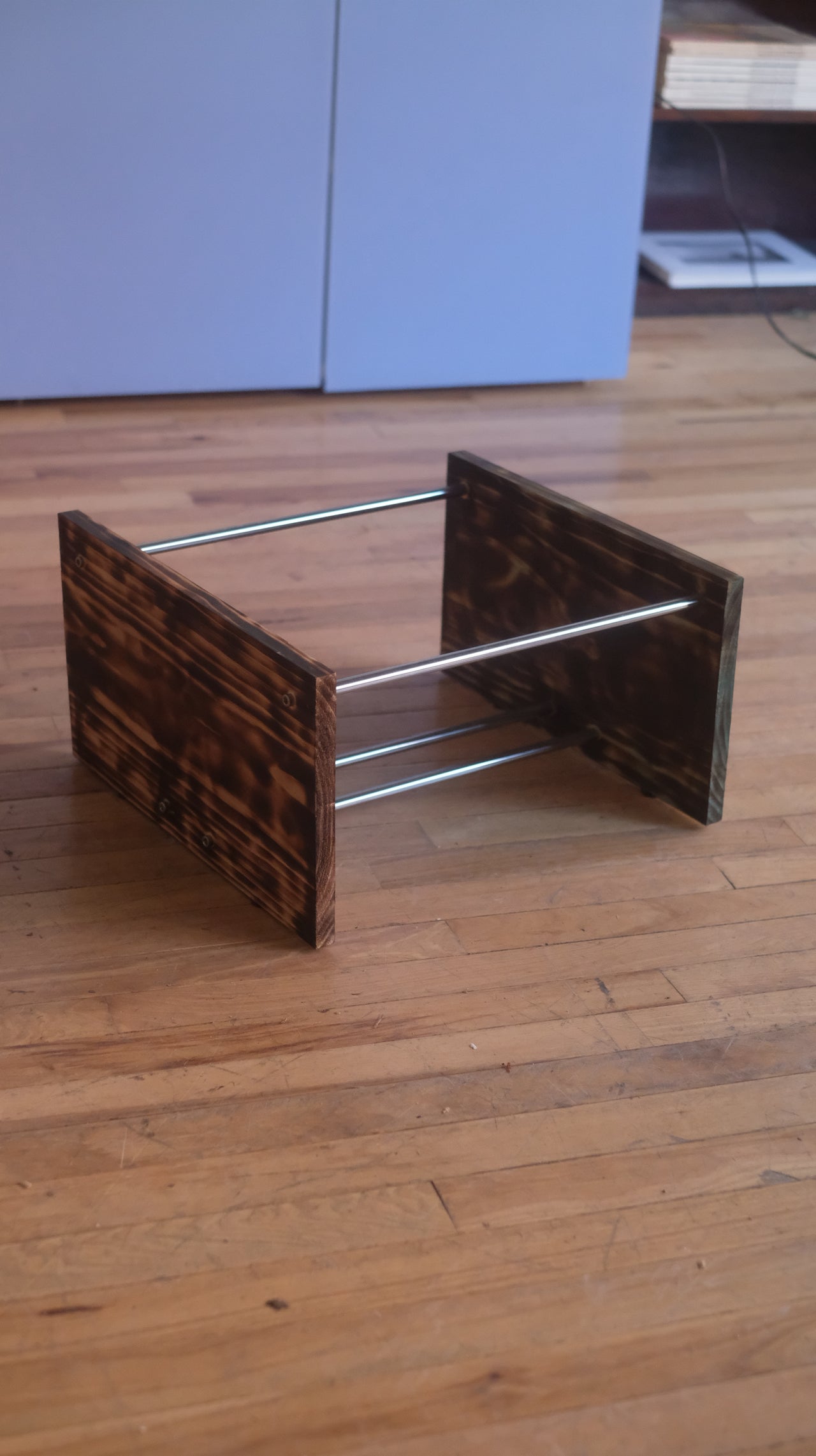 Wooden Record Crate by Good Design