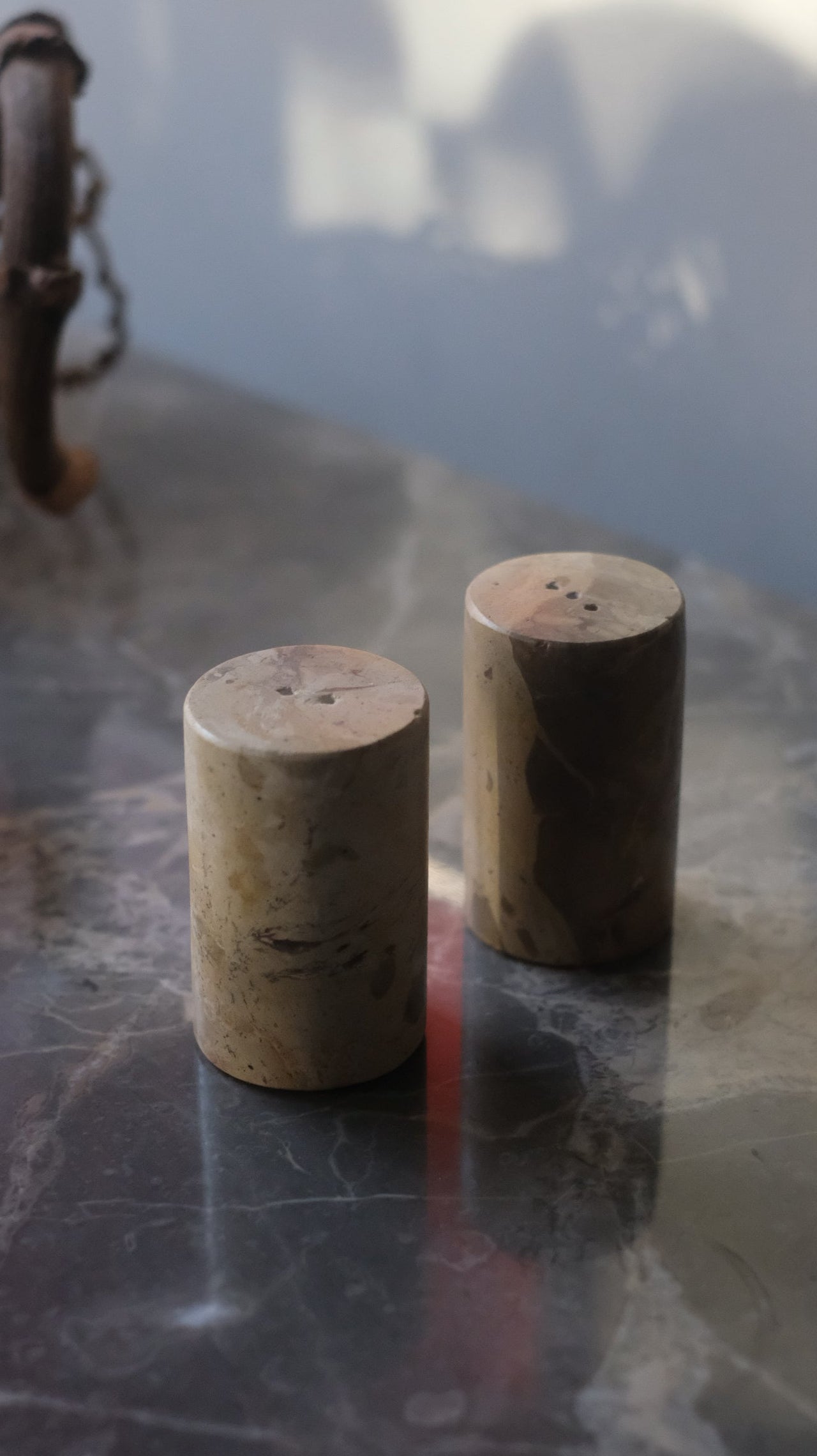 Marble Salt & Pepper Shakers (Pair)