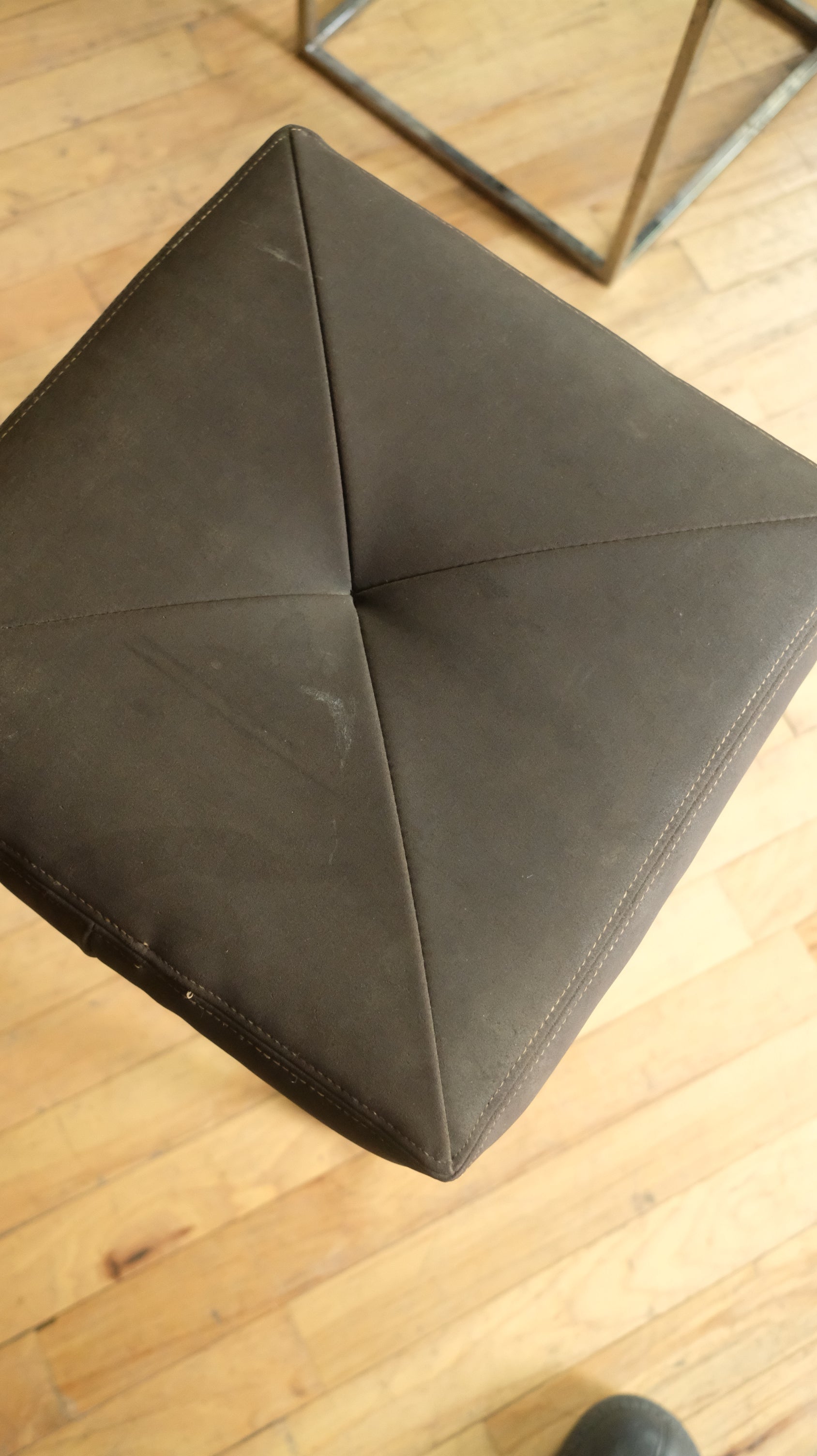 Suede and Metal Stools (Price Per)