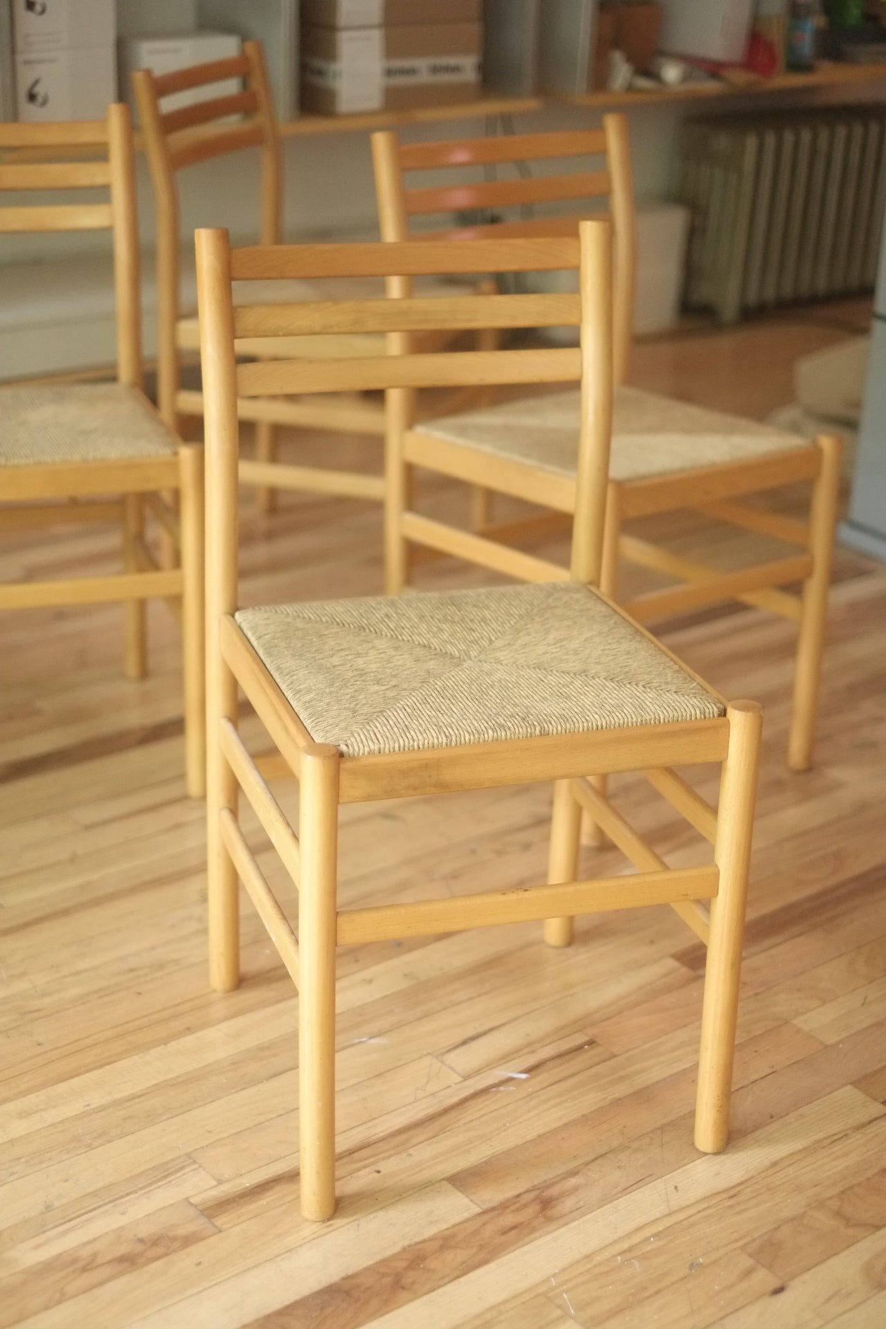 Wicker Dining Chairs (Set of 4)