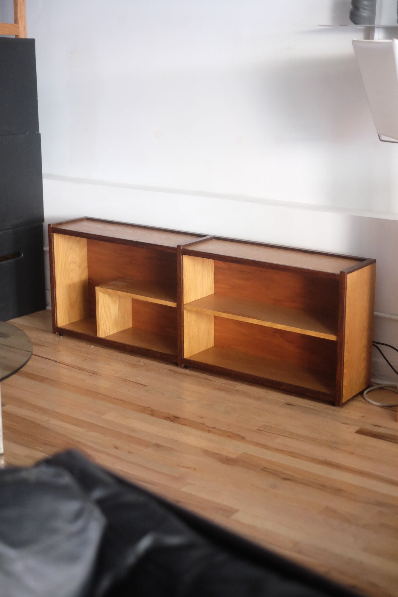Kitsune Oak & Ipe Storage Shelf by Joseph Lombardi