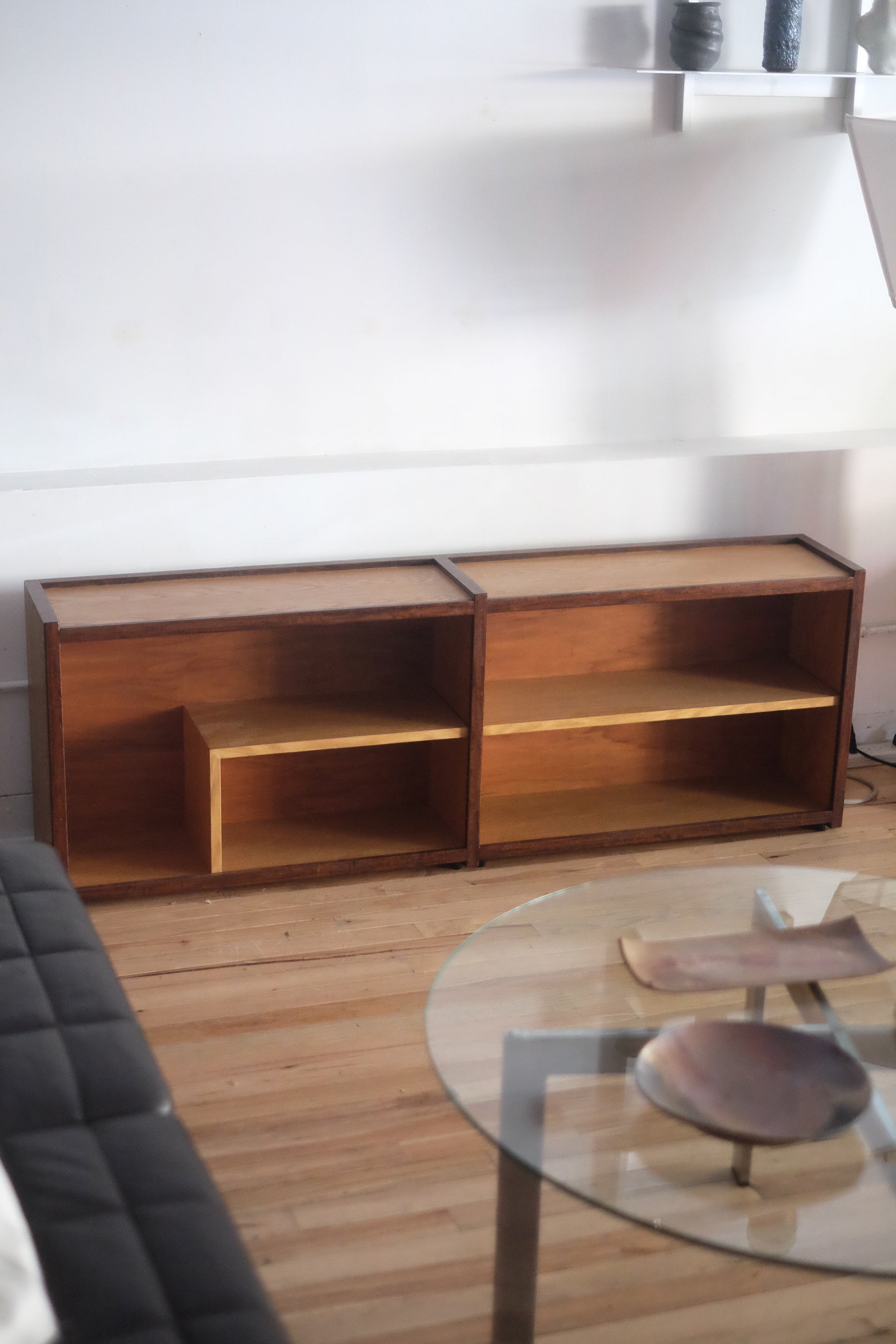 Kitsune Oak & Ipe Storage Shelf by Joseph Lombardi