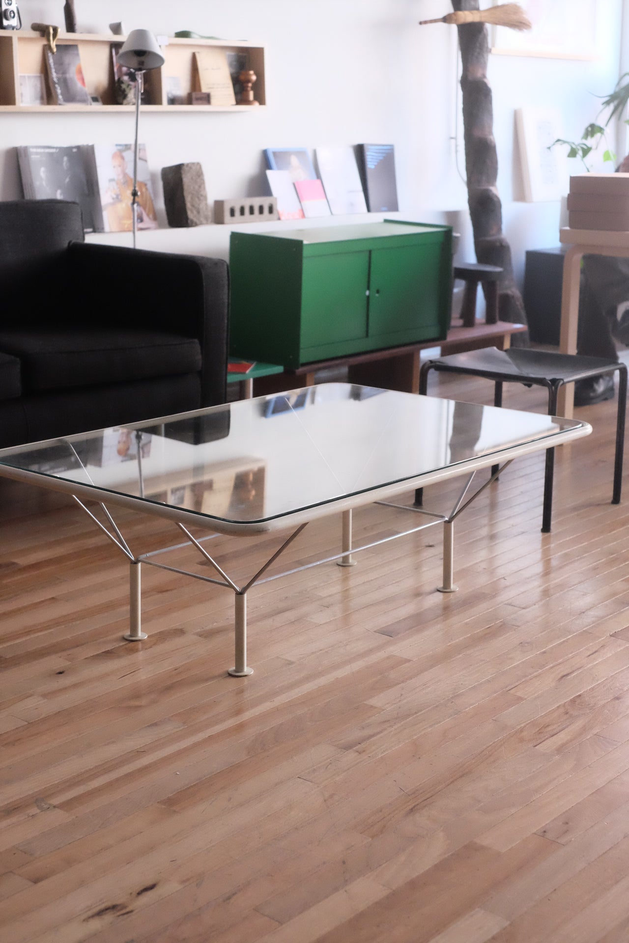 Postmodern Glass Table by Niels Bendtsen