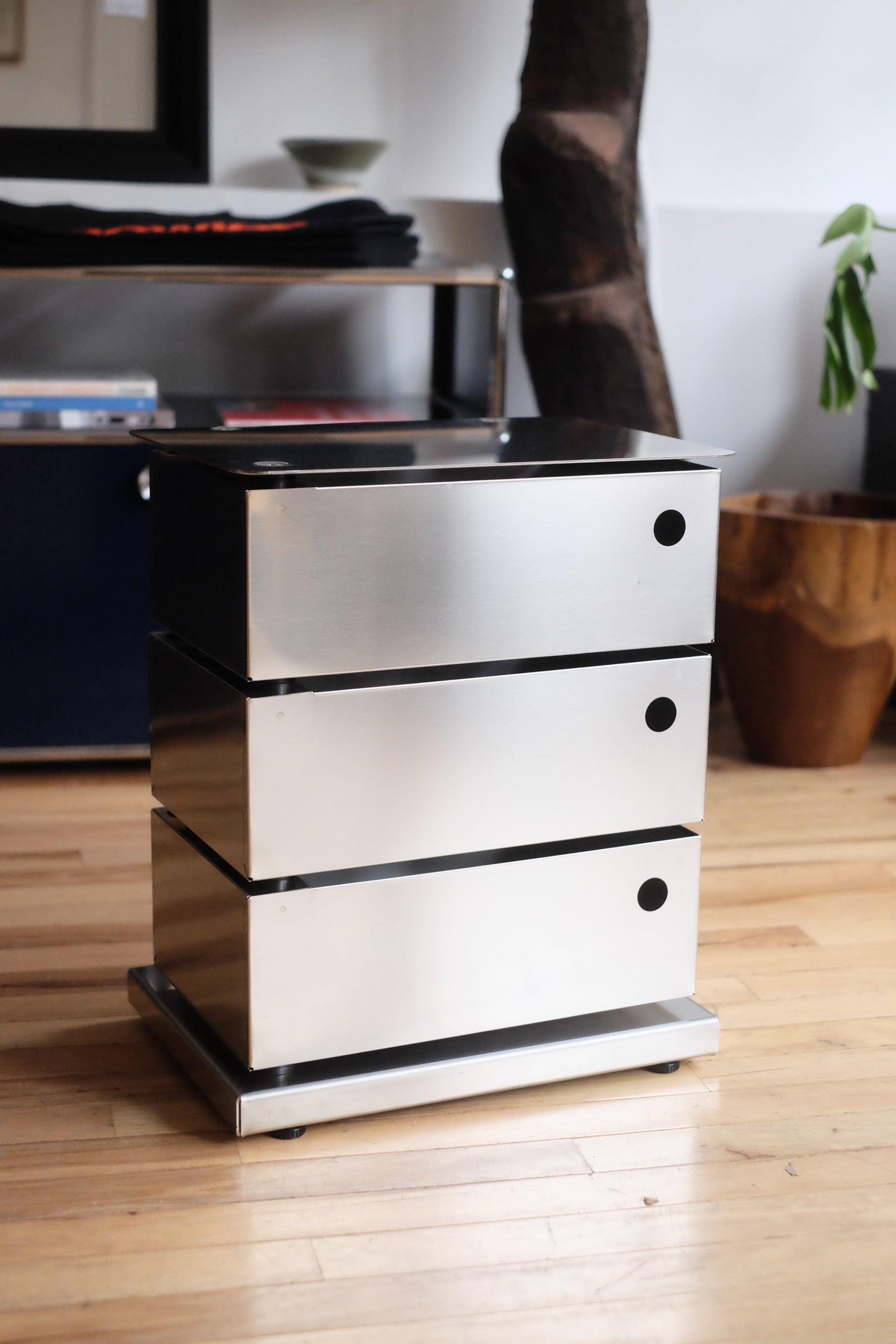 3-Drawer Pivot Cabinet (Stainless Steel) (Low Stock)