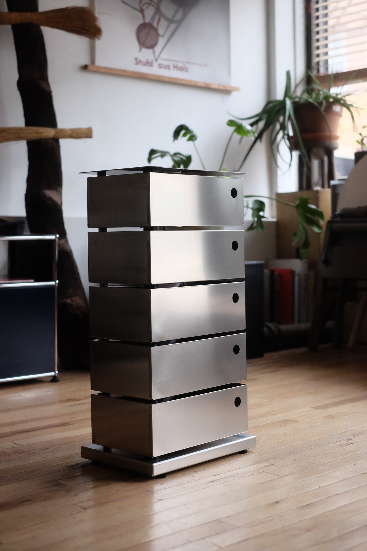 5-Drawer Pivot Cabinet (Stainless Steel) (Low Stock)