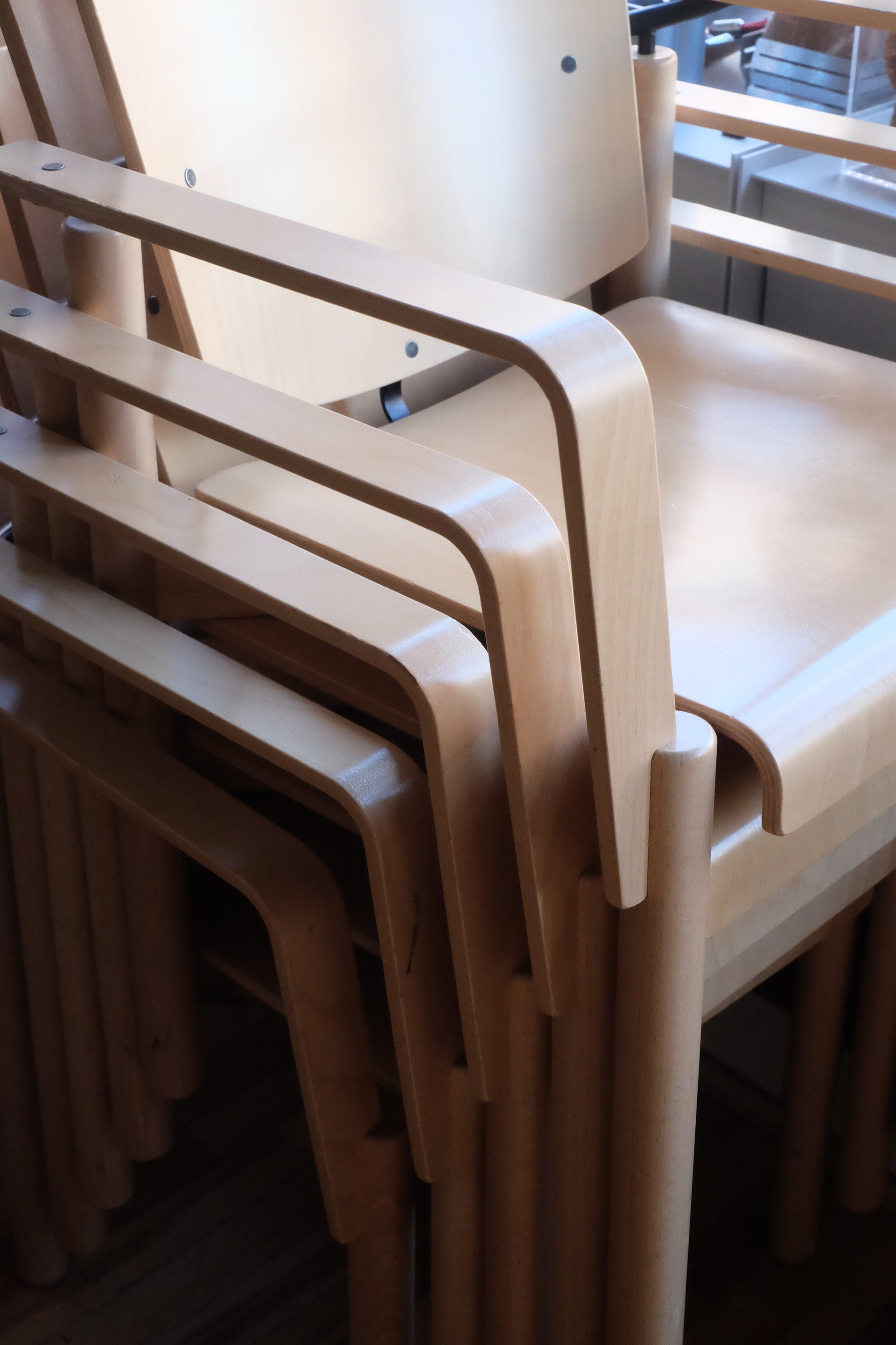 German Stacking Chairs by Kusch + Co