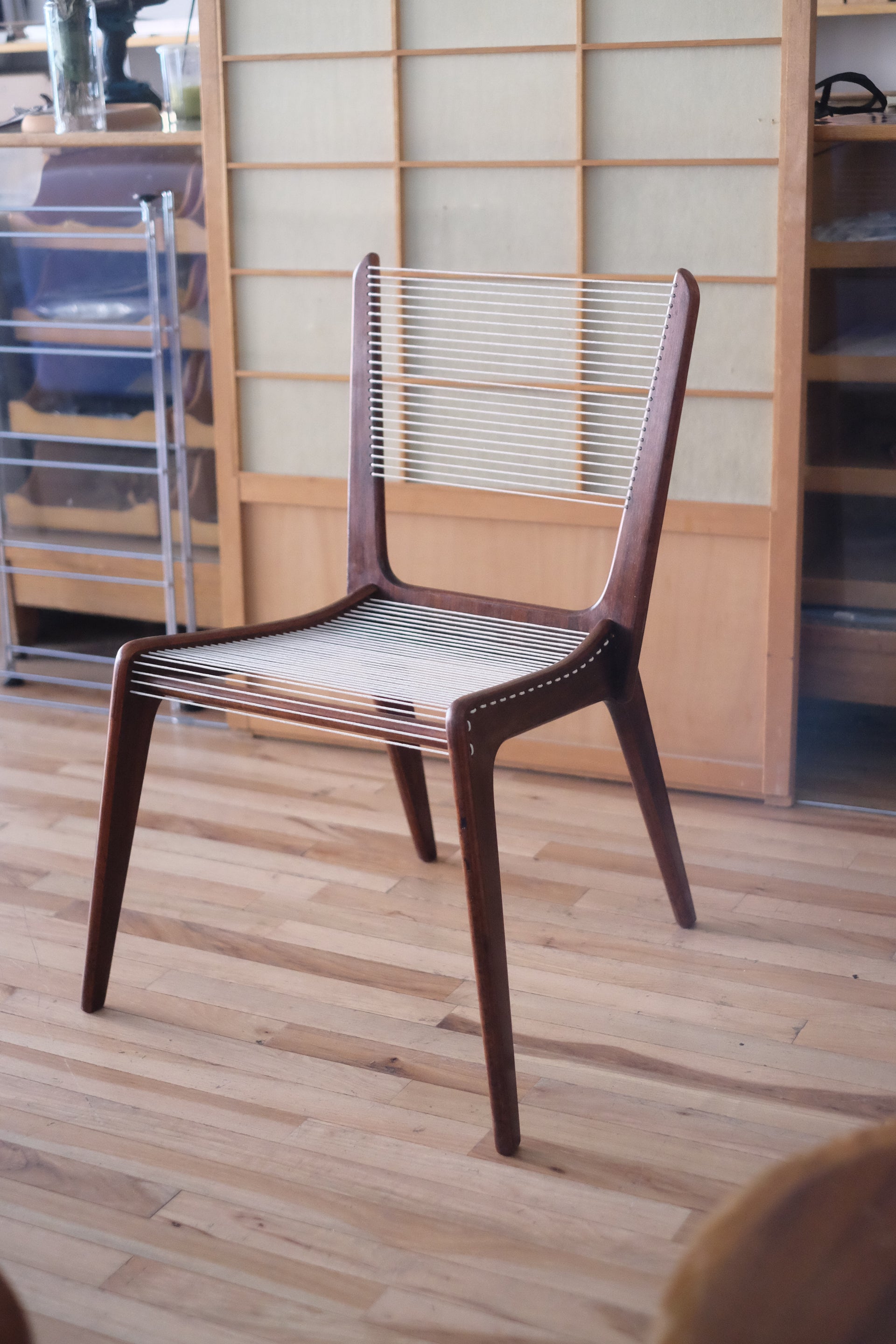 Cord Chair by Jacques Guillon C. 1953