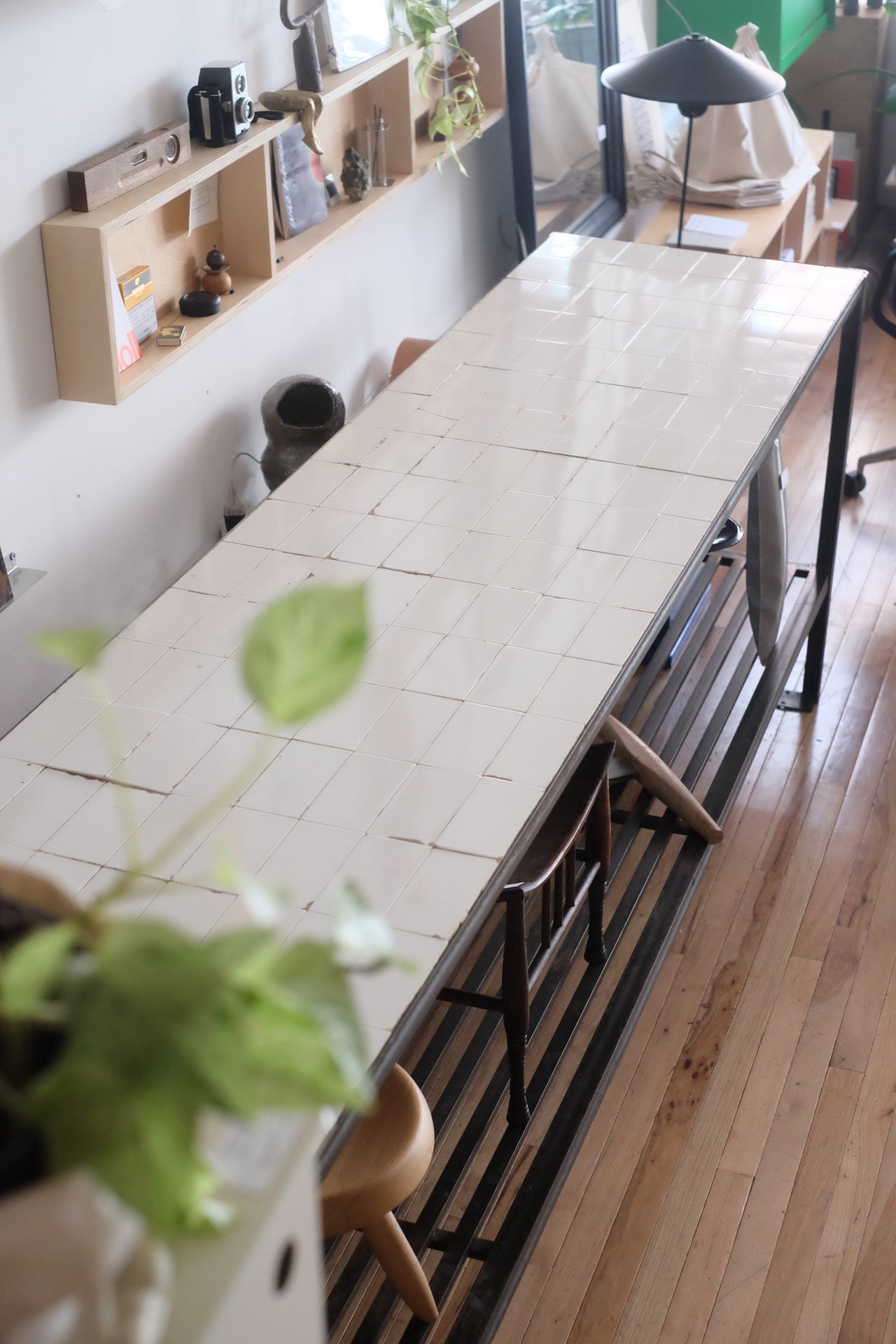 Tile & Iron Console