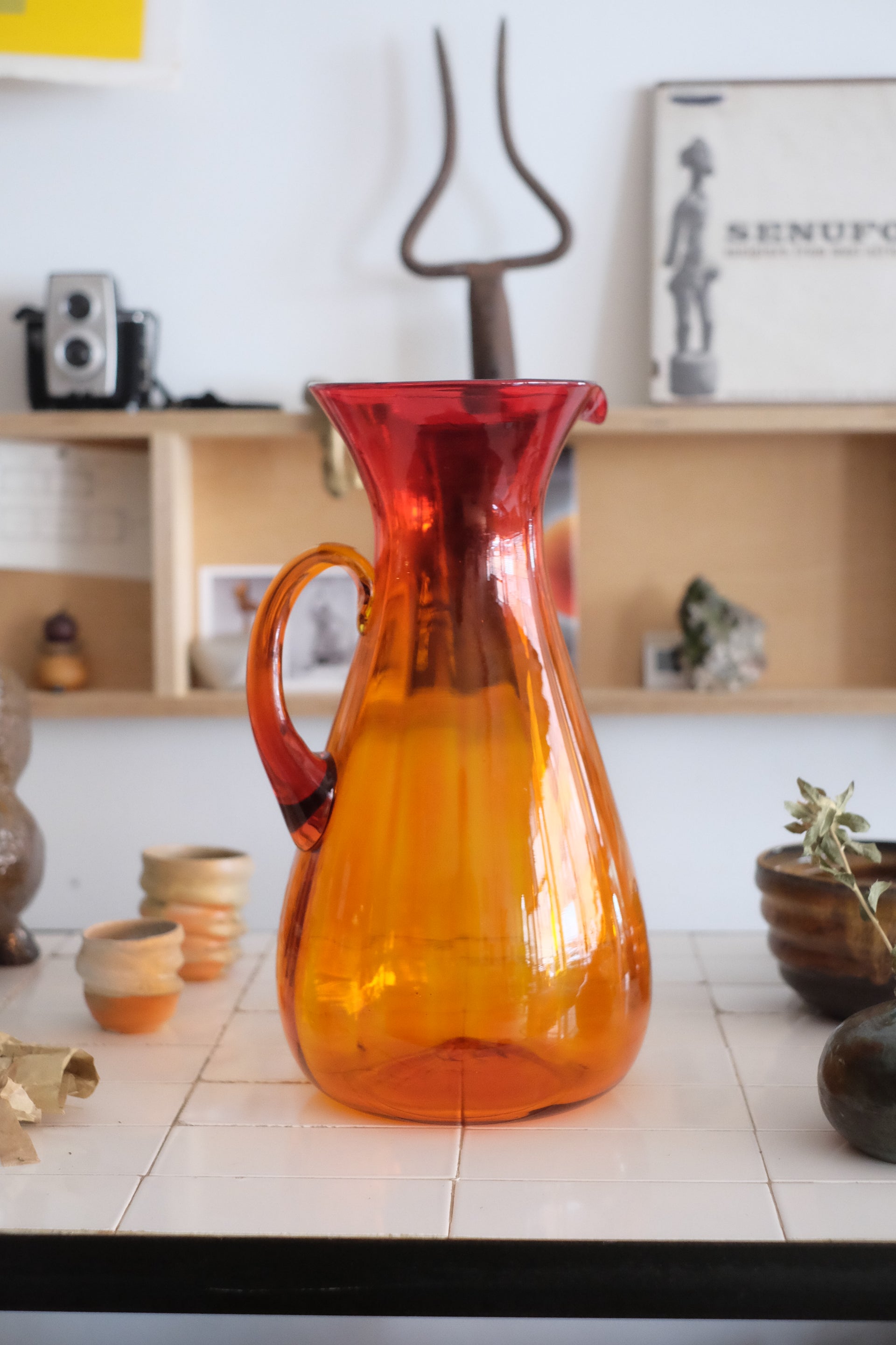 Large Blenko Pitcher