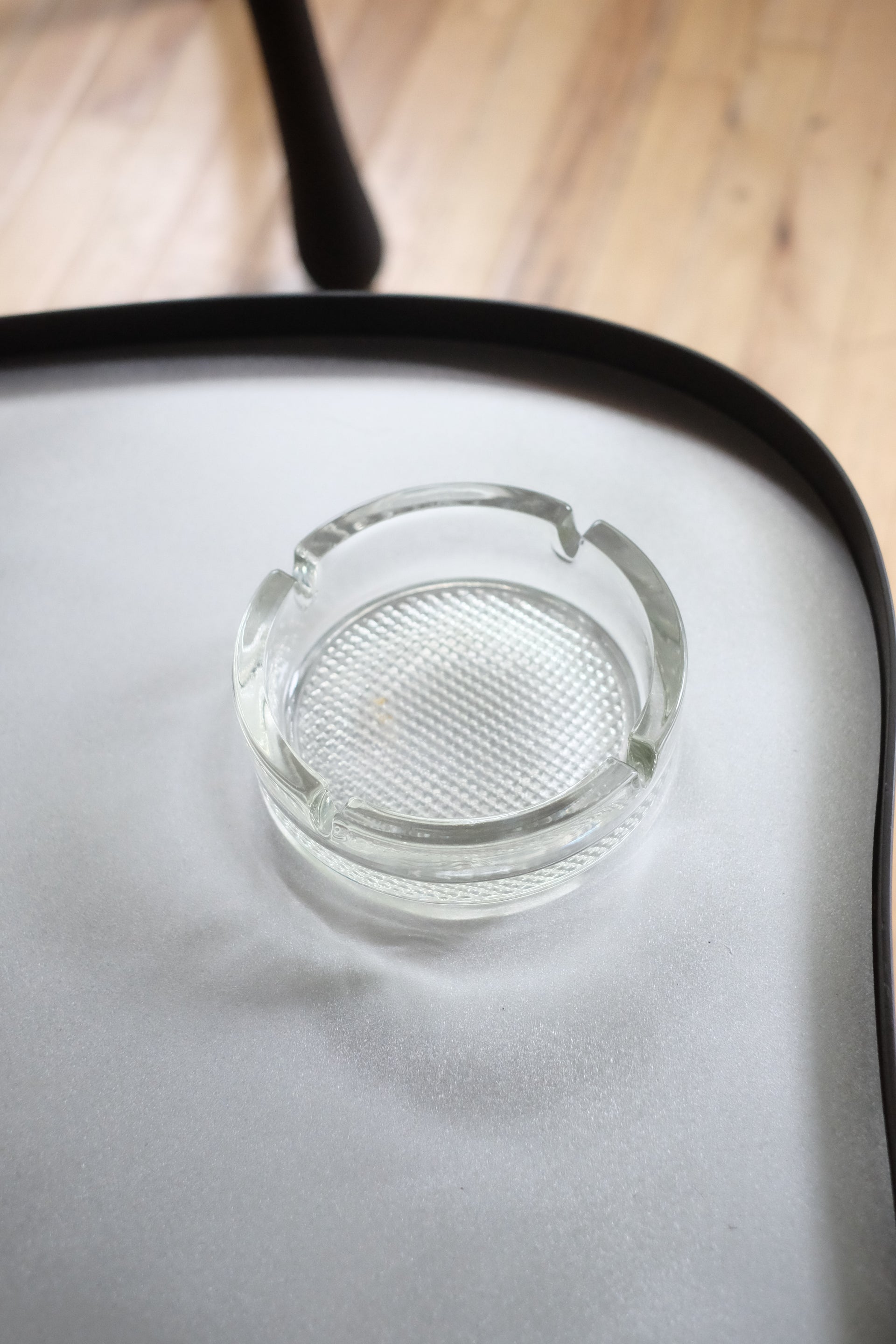Waffle Glass Ashtray